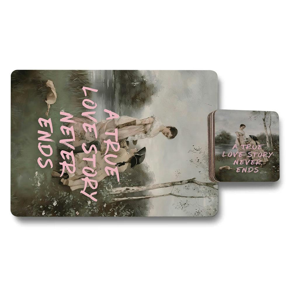 Rackhams Set Of 12 Placemats And Coasters 11X8 Placemats 3.7X3.7 Coasters