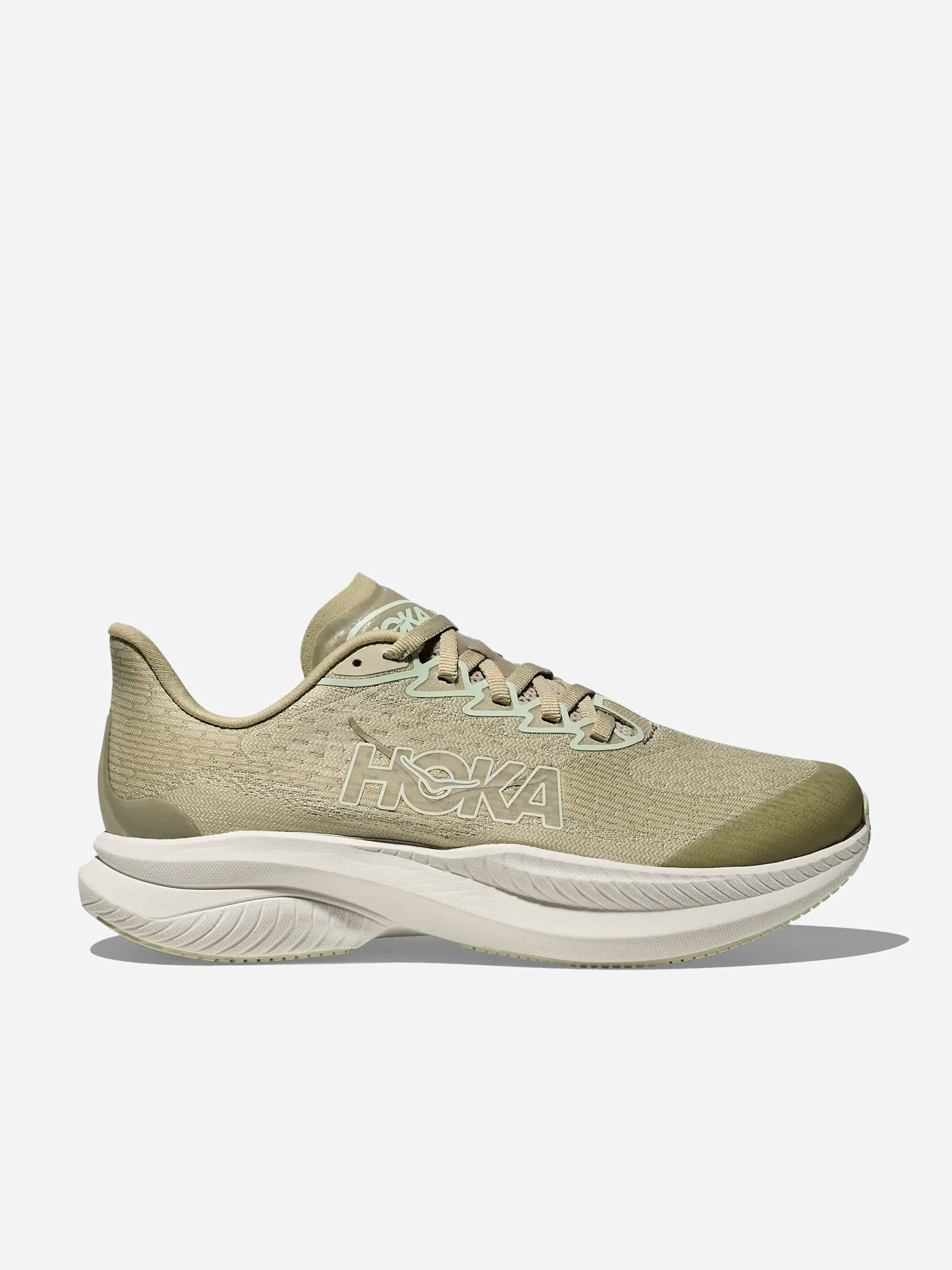 Hoka Beige Kids Mach 6 Trainers In - Eu 36 Uk 2.5