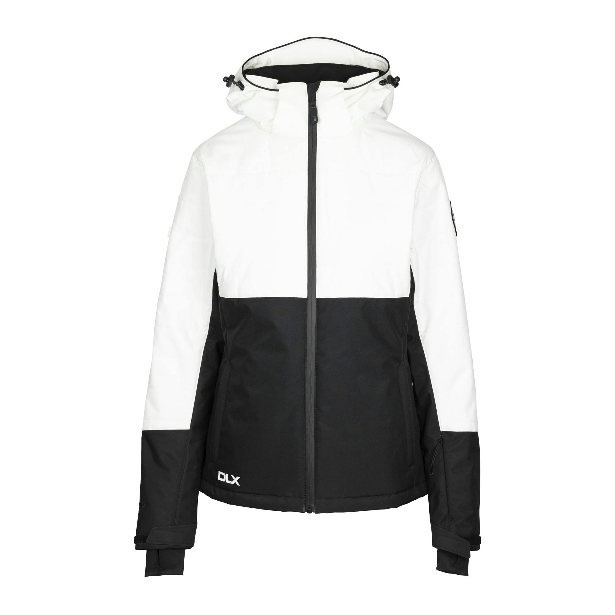 Trespass Women's White Jaclyn Dlx Ski Jacket - L - 100% Polyester