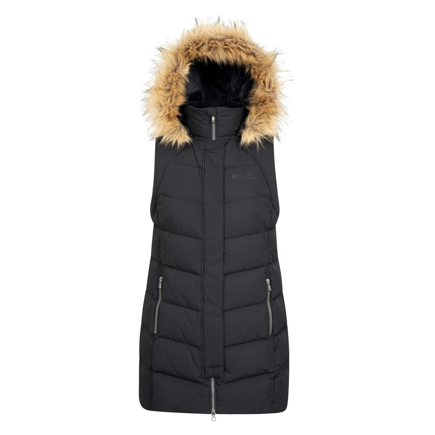 Mountain Warehouse Women's Black Isla Extreme Gilet - 10 Uk - 100% Mixed