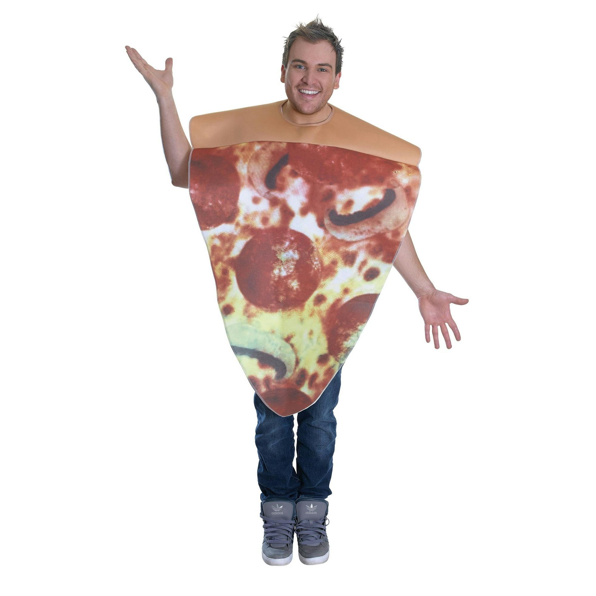 Bristol Novelty Unisex Adults Pizza Costume - Multicoloured - One Size - Multicoloured