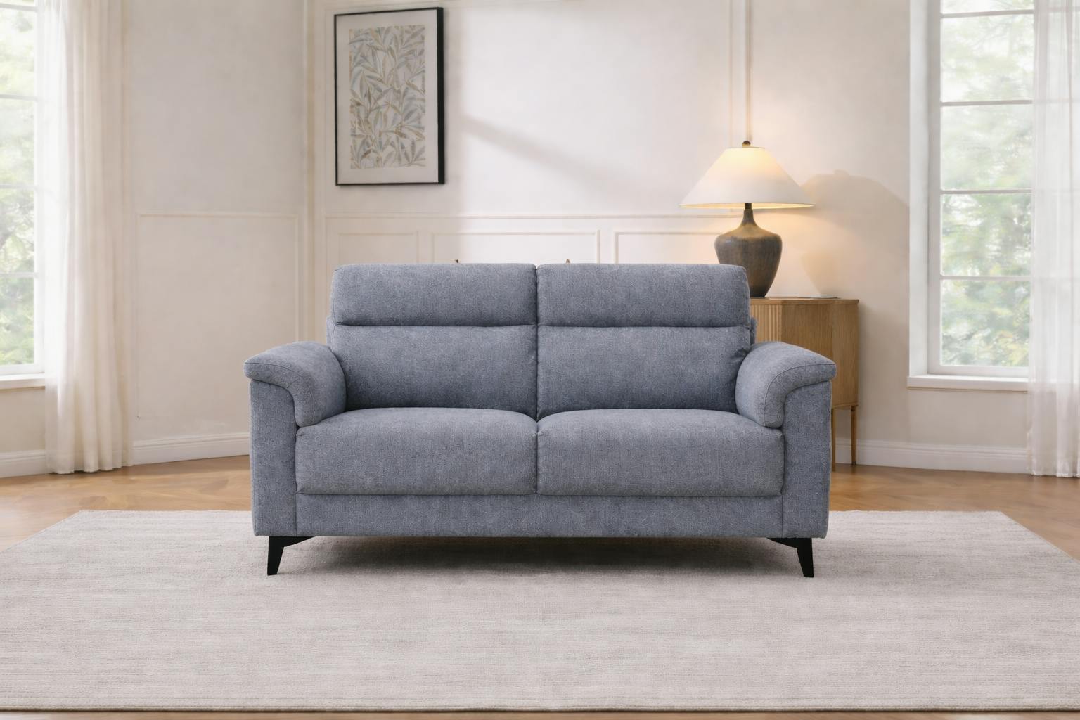 Rackhams Grey Olton 2 Seater Sofa