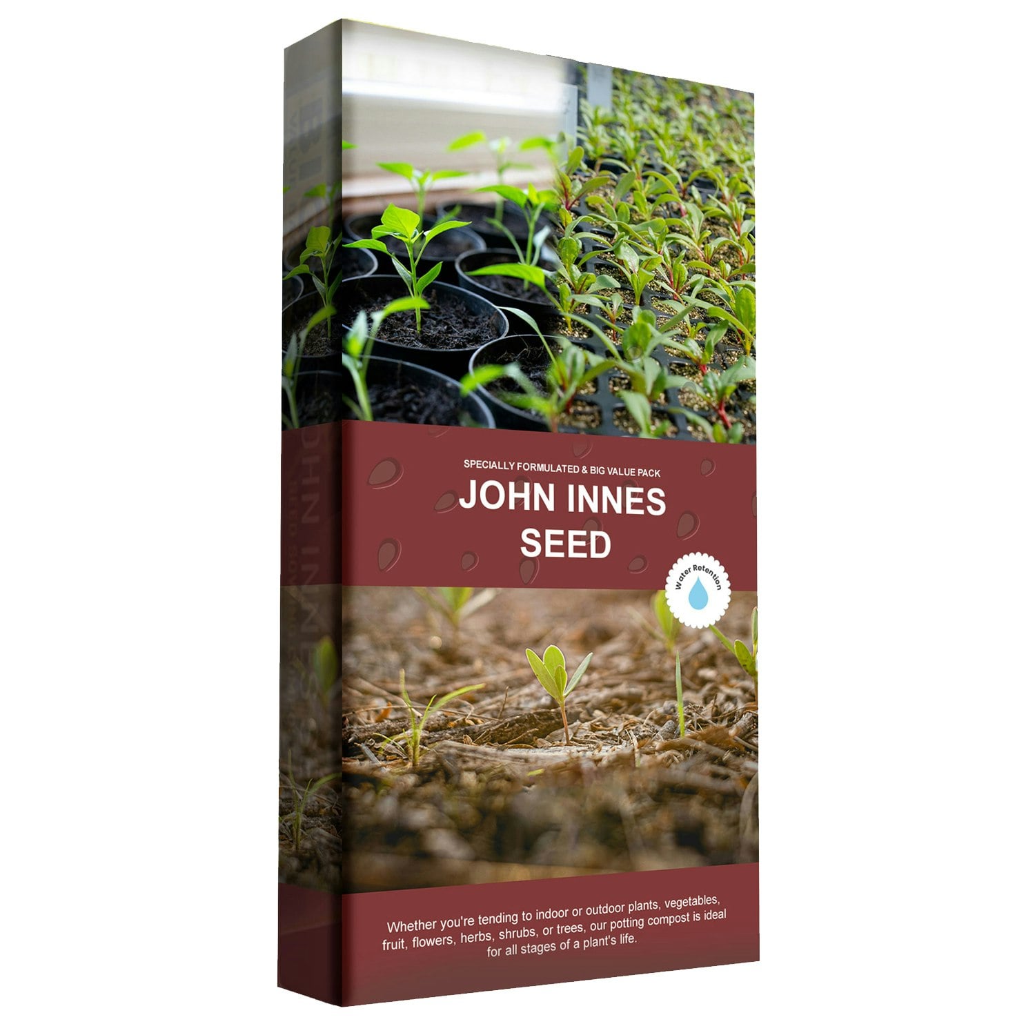 Rackhams 35 Litres John Innes Soil Seedling Compost Bag Nutrient Balanced Mix - 1 Bag (25 Litres)