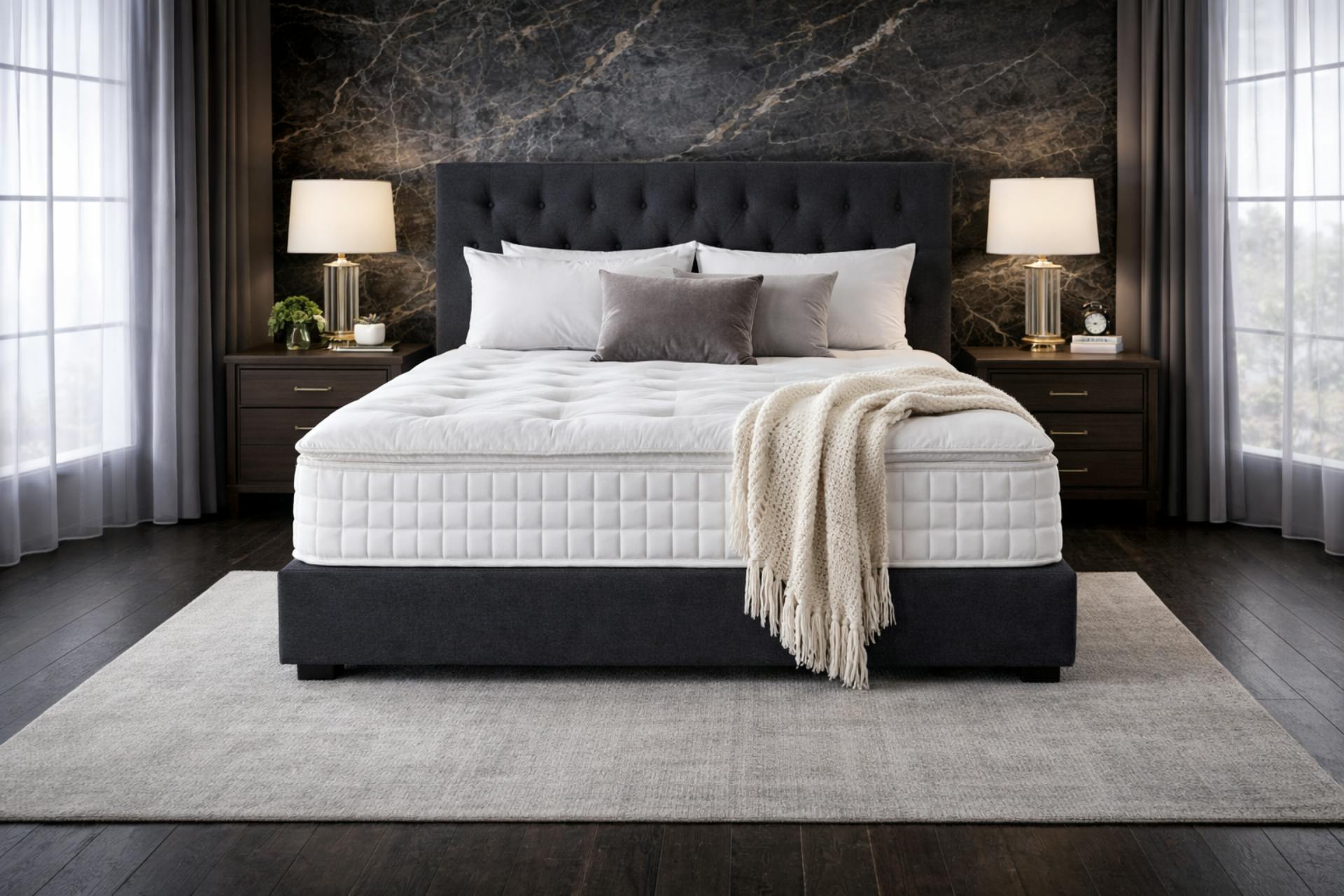 Nexus Mattress Orthopaedic Premium Pillow Top Pocket Spring Mattress - King