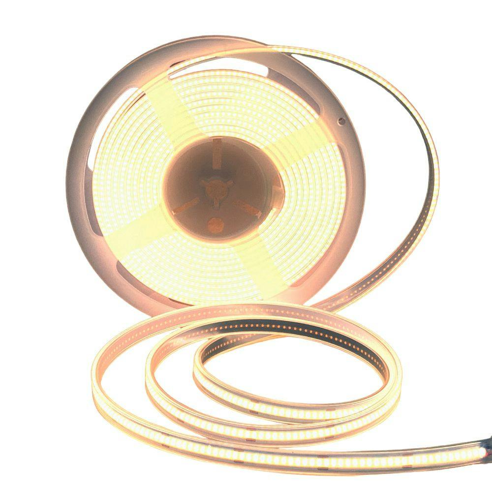 Ener-J Light 24V Cob Led Strip S With 480 Leds/M, 10W/M, 1020Lm/M, Cri 90-92, 30M Roll, 4000K, Ip20