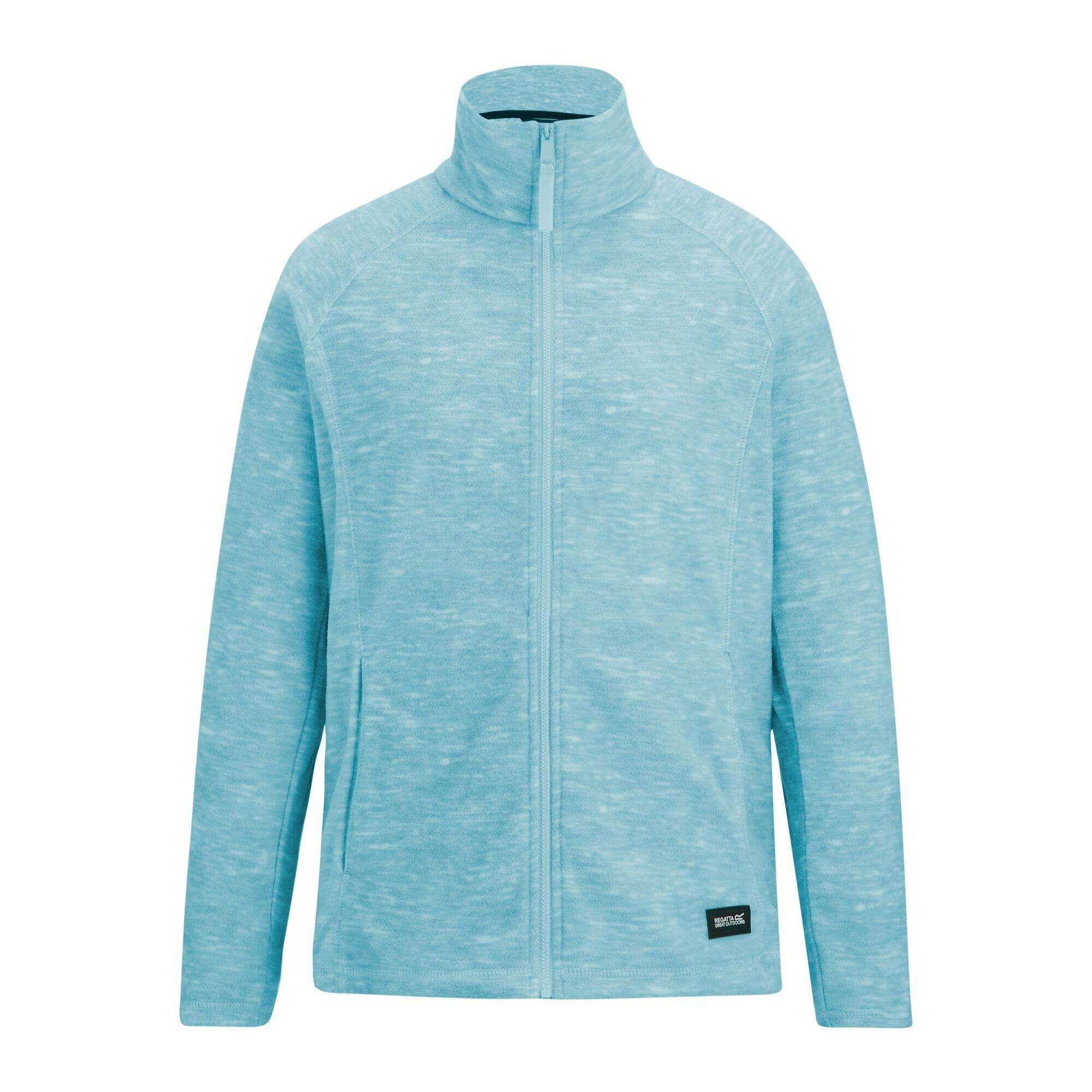 Regatta Women's Mayse Full Zip Fleece Jacket - Skyway - 10 Uk - Skyway - 70% Polyester/30% Recycled Polyester
