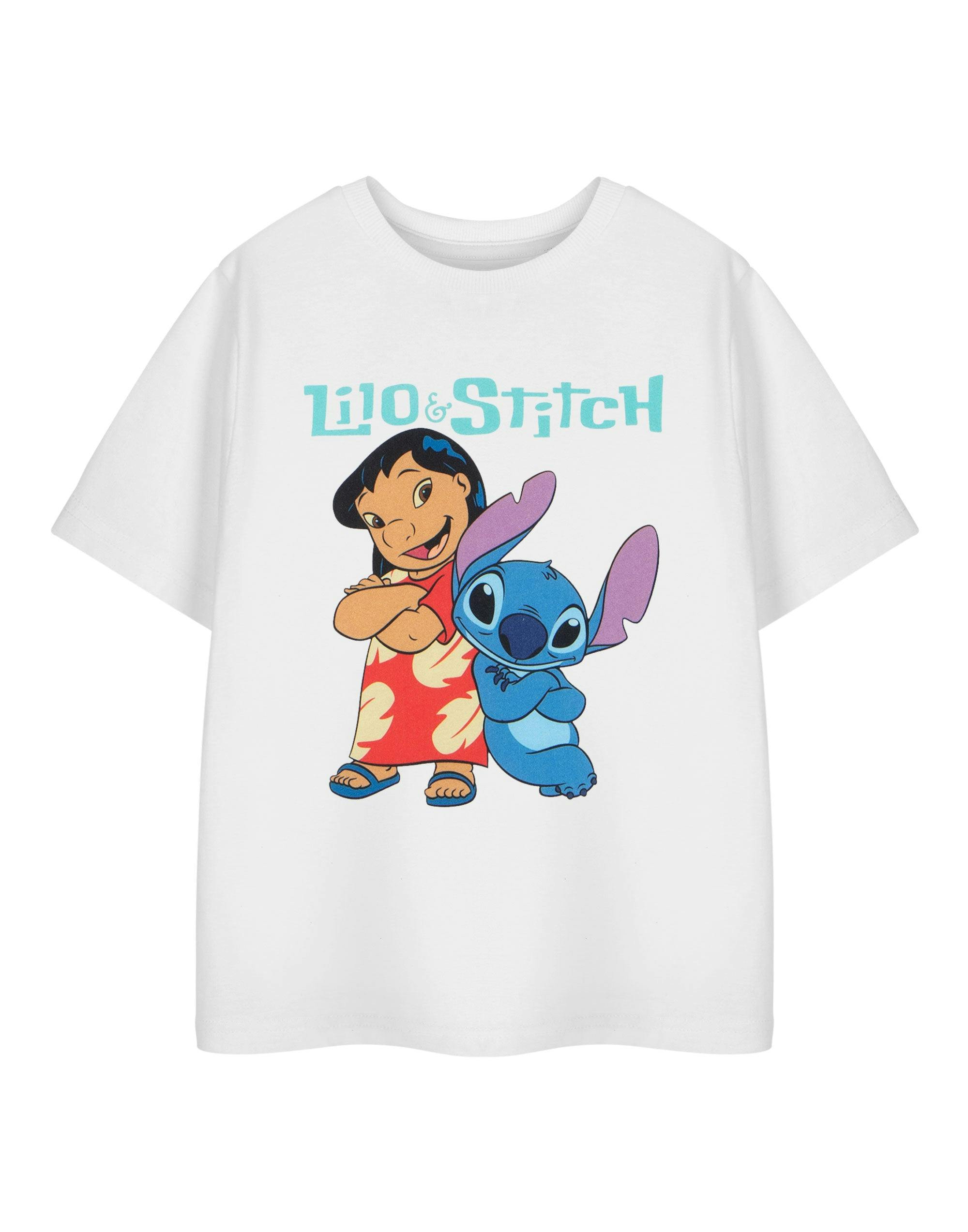Vanilla Underground Girls White Disney Lilo & Stitch Short Sleeved T-Shirt - 3-4 Years