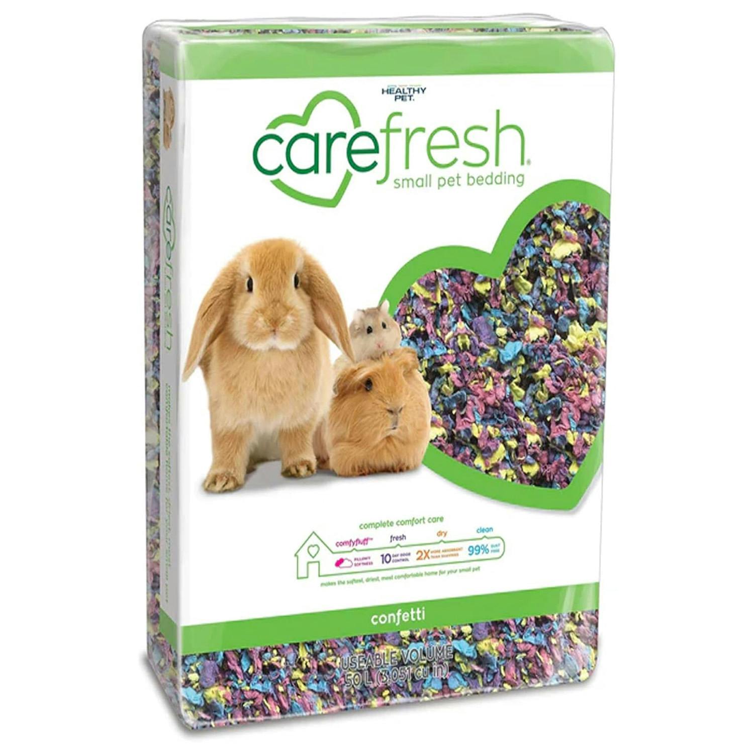 Storm Trading Group 10 Litre Small Pet Bedding Dust-Free Confetti, Sea Glass, Tutti Frutti Natural Paper Pet Bedding With Odour Control - Confetti - 1 Bag (10L)