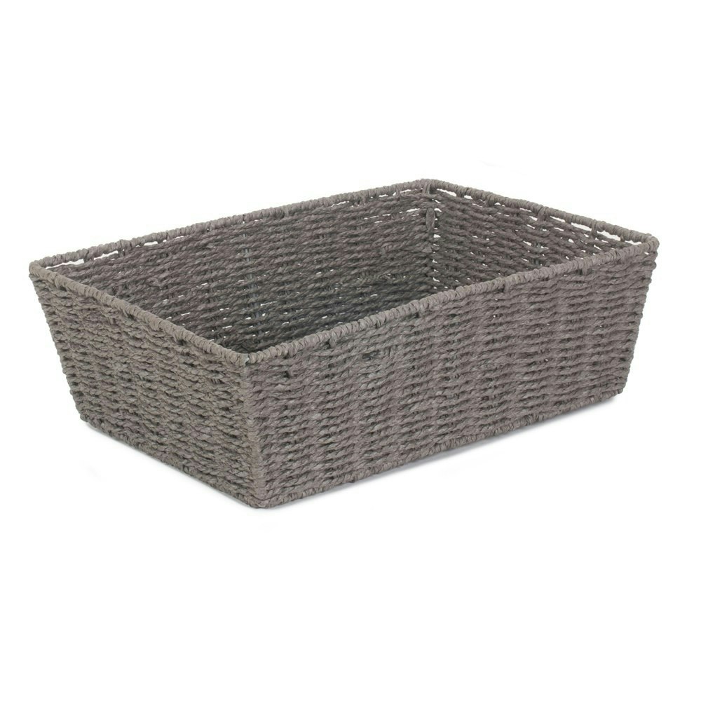 Rackhams Grey Paper Rope Display Tray - Large