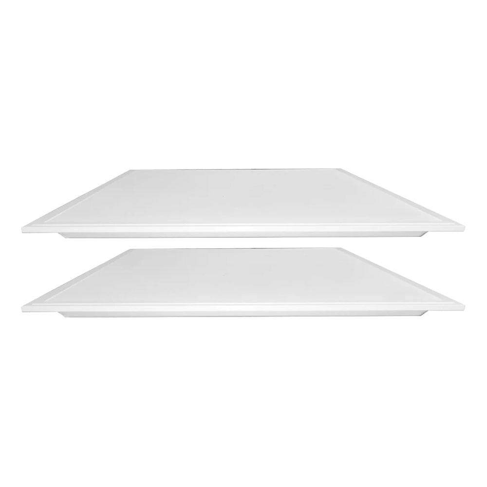Rackhams Light Pack Of 2 Led Panel Ceiling Lamp 4000K,120X60 For Living Room, Bedroom, Kitchen, Balcony Hallway, 2 Years Warranty
