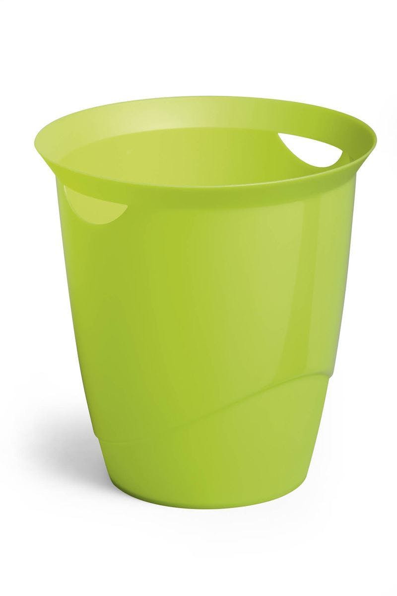 Rackhams Green Trend Plastic Waste Recycling Bin | 16 Litre | 6 Pack |