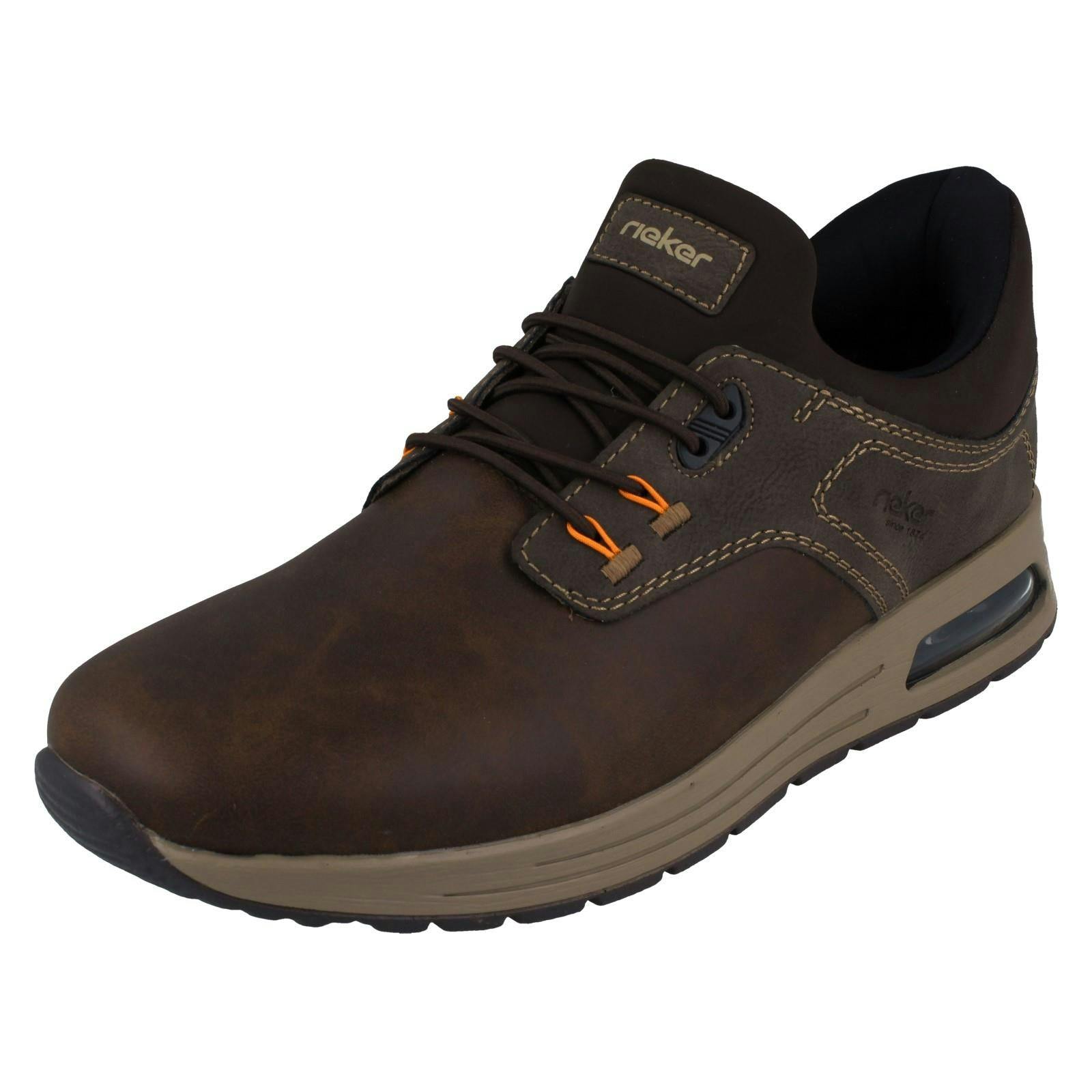 Rieker Men's Brown Casual Slip On Shoes Part Of Ready To Wear Collection B1051 - Uk 7.5