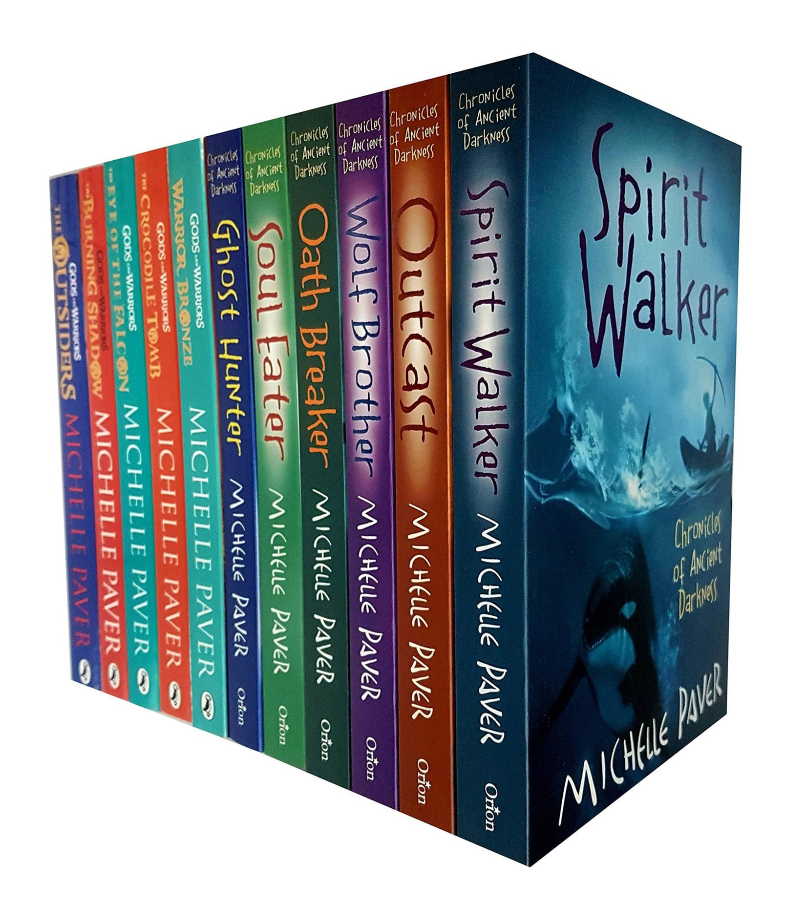 Books4people Boys Chronicles Of Ancient Darkness And Gods And Warriors Michelle Paver 11 Book Set