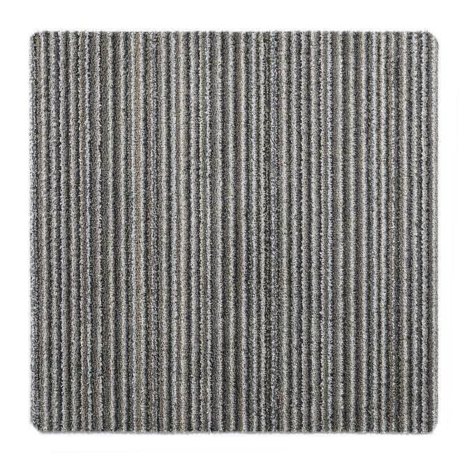 Rackhams Washable Mat Stripe Design In Multicolour - 80X95 Cm