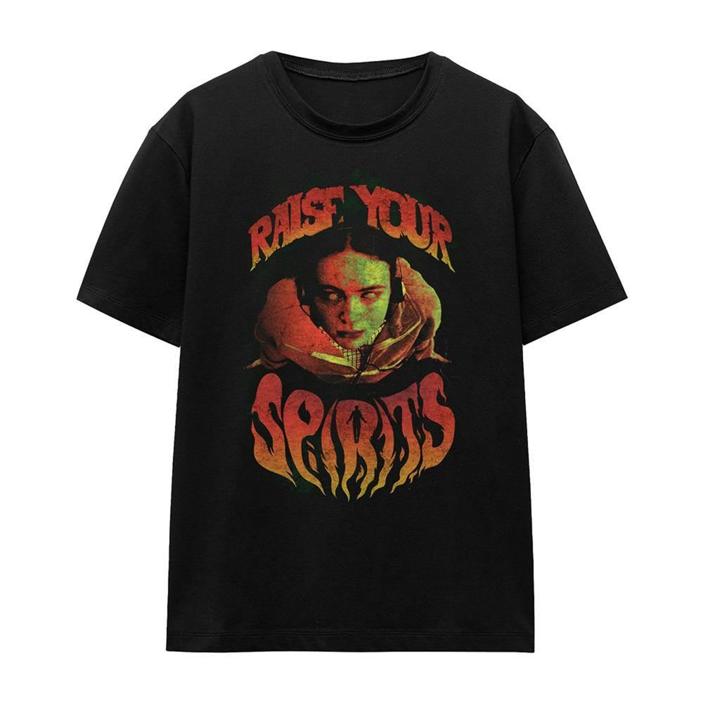 Stranger Things Women's Black Raise Your Spirits Max T-Shirt - Xxl