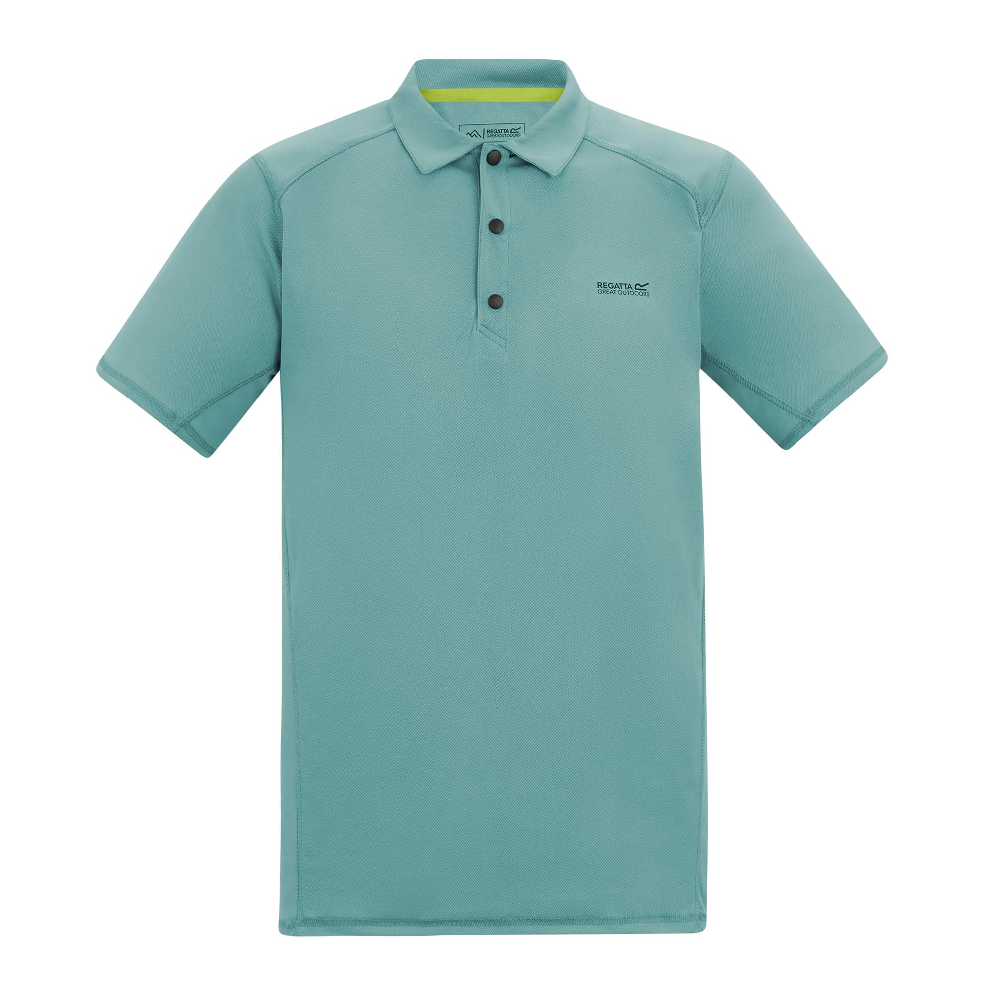 Regatta - Men's Polo Shirt - Short-Sleeved - Blue - Size M - Image 3