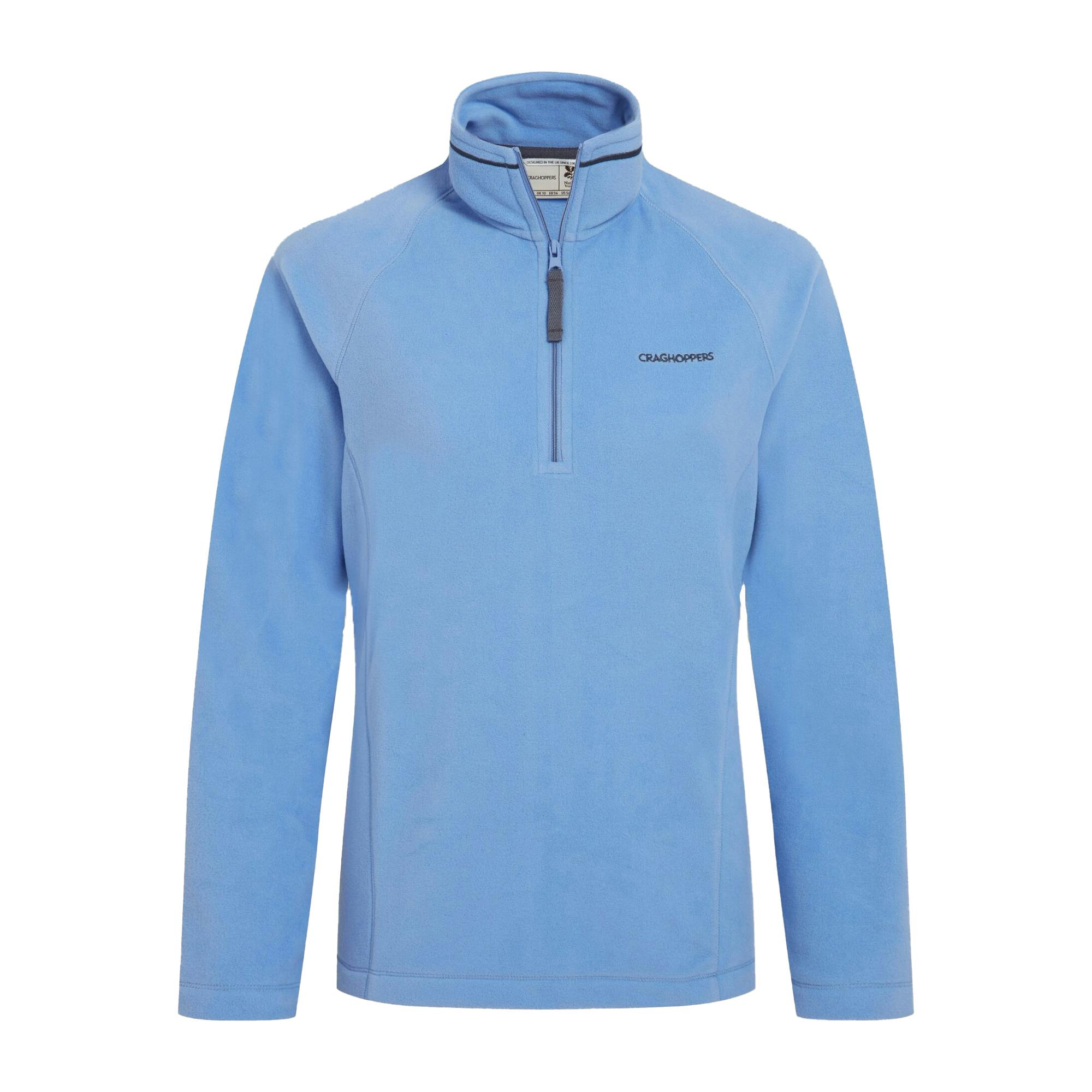 Craghoppers Women's Blue Nation Trust Miska Half Zip Fleece Top - Vinca - 24 Uk - Vinca - 100% Recycled Polyester