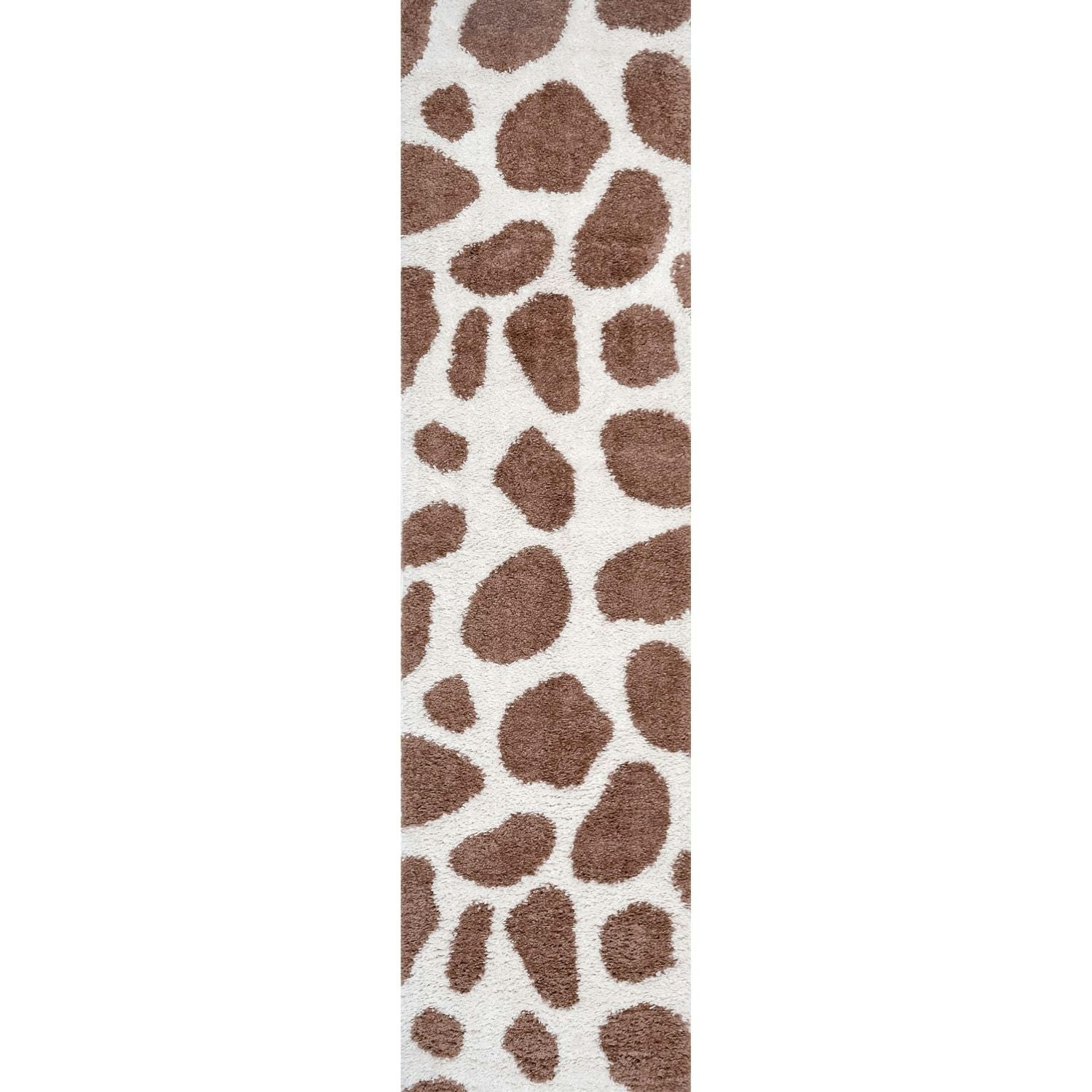 The Rugs Moodi Shaggy Terra Froth Rug - 80X300 Cm