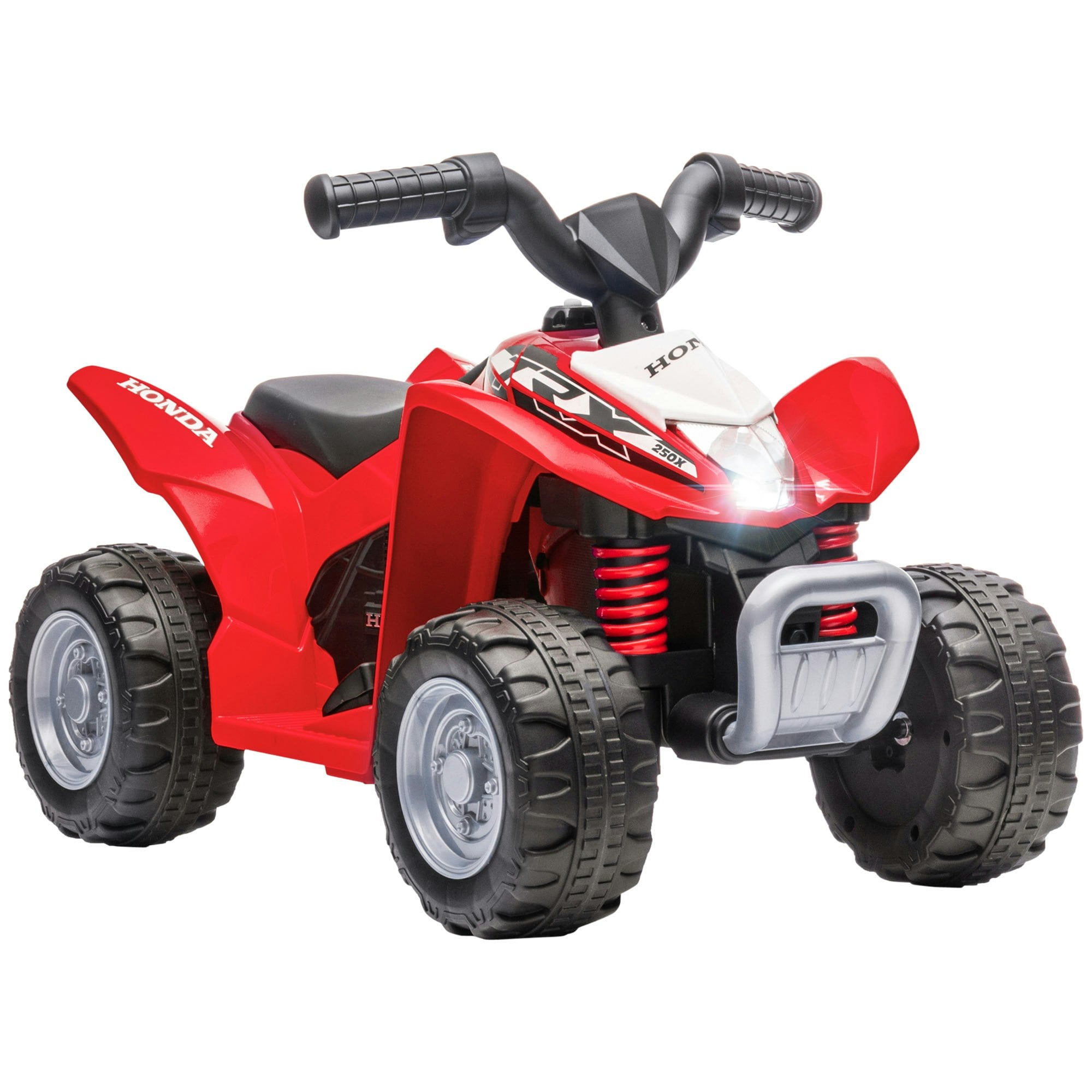 Aiyaplay Red Honda Licensed Kids Electric Quad Bike 6V Atv For 1.5-3 Years,