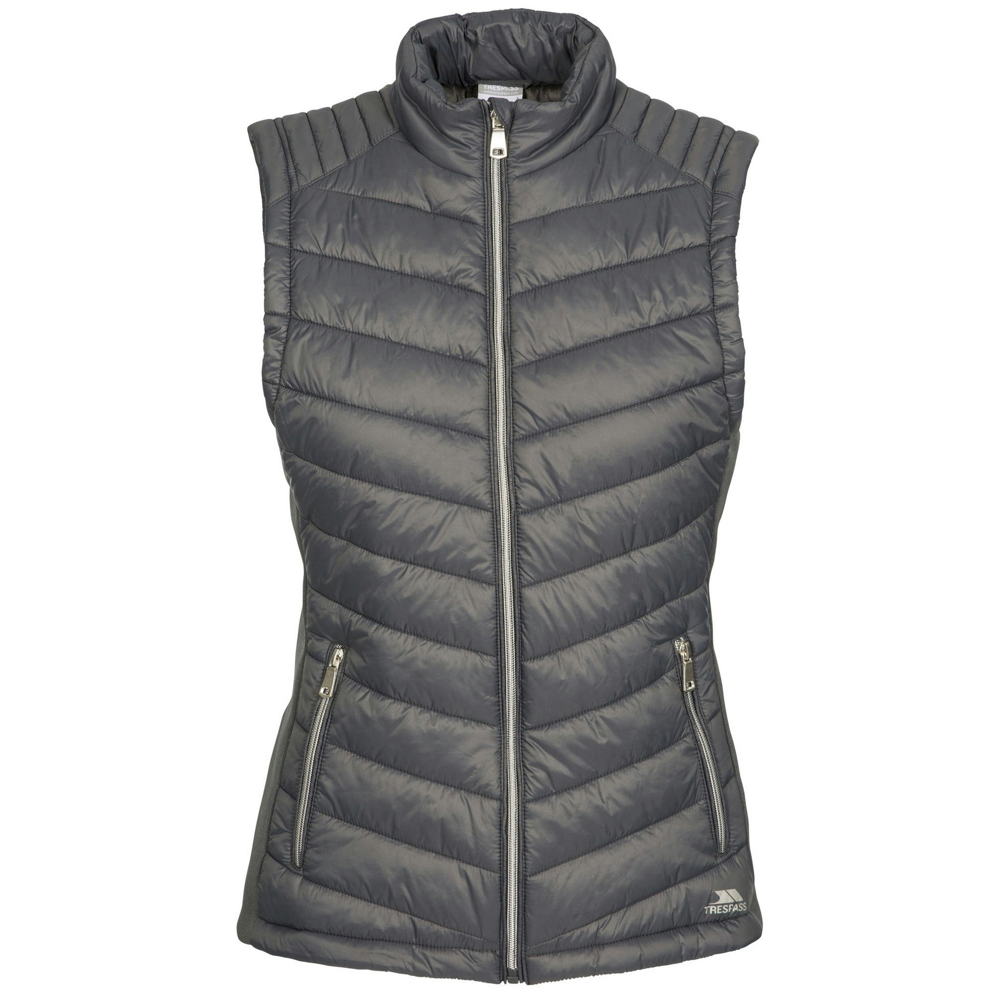 Trespass Women's Elanora Padded Gilet - Carbon - Carbon - Xxl