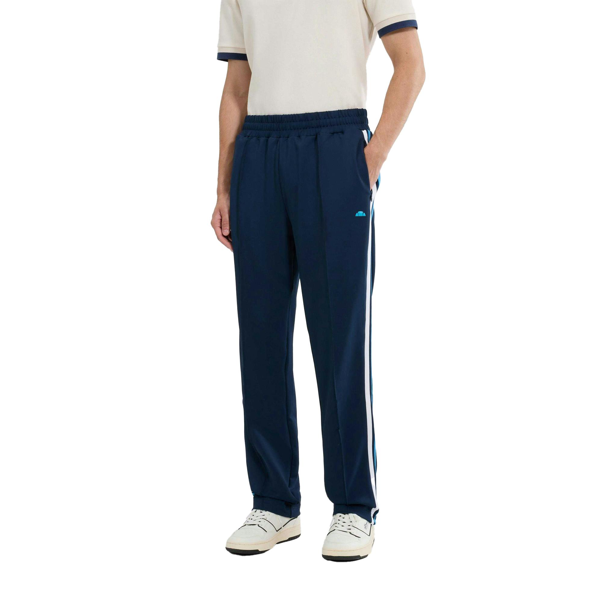 Ellesse Men's Latucci Tracksuit Bottoms - Navy - Navy - M - 88% Polyester/12% Elastane