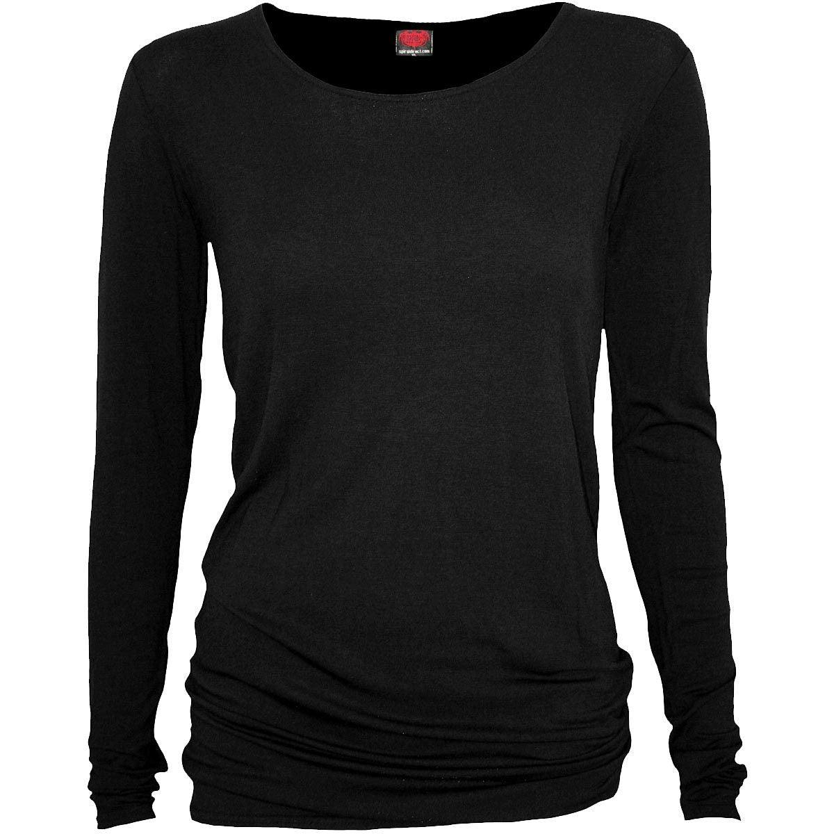 Spiral Direct Black Gothic Elegance - Baggy Top - M - Spi - Spi