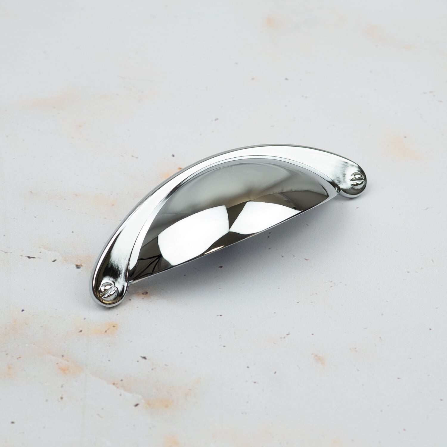 Handle & Home Polished Chrome Knob And Coordinating Cup Handle - 64Mm Handle - Image 5