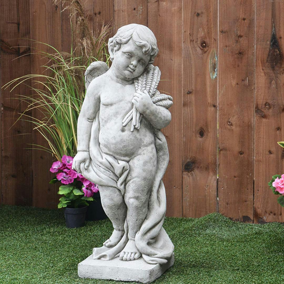 Rackhams Large Cherub Statue 'Autumn' Edition