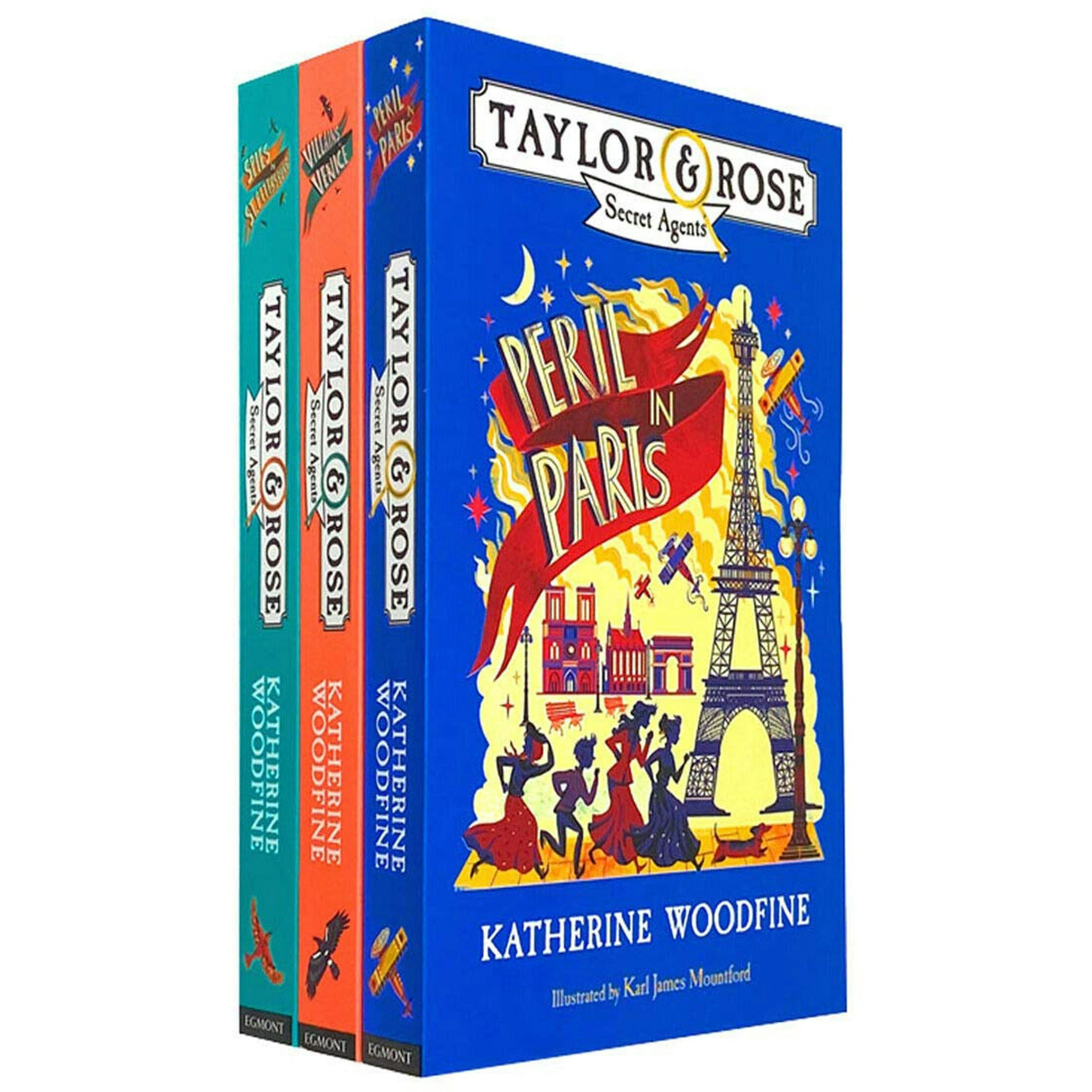 Egmont Taylor & Rose Secret Agents Series 3 Book Set By Katherine Woodfine