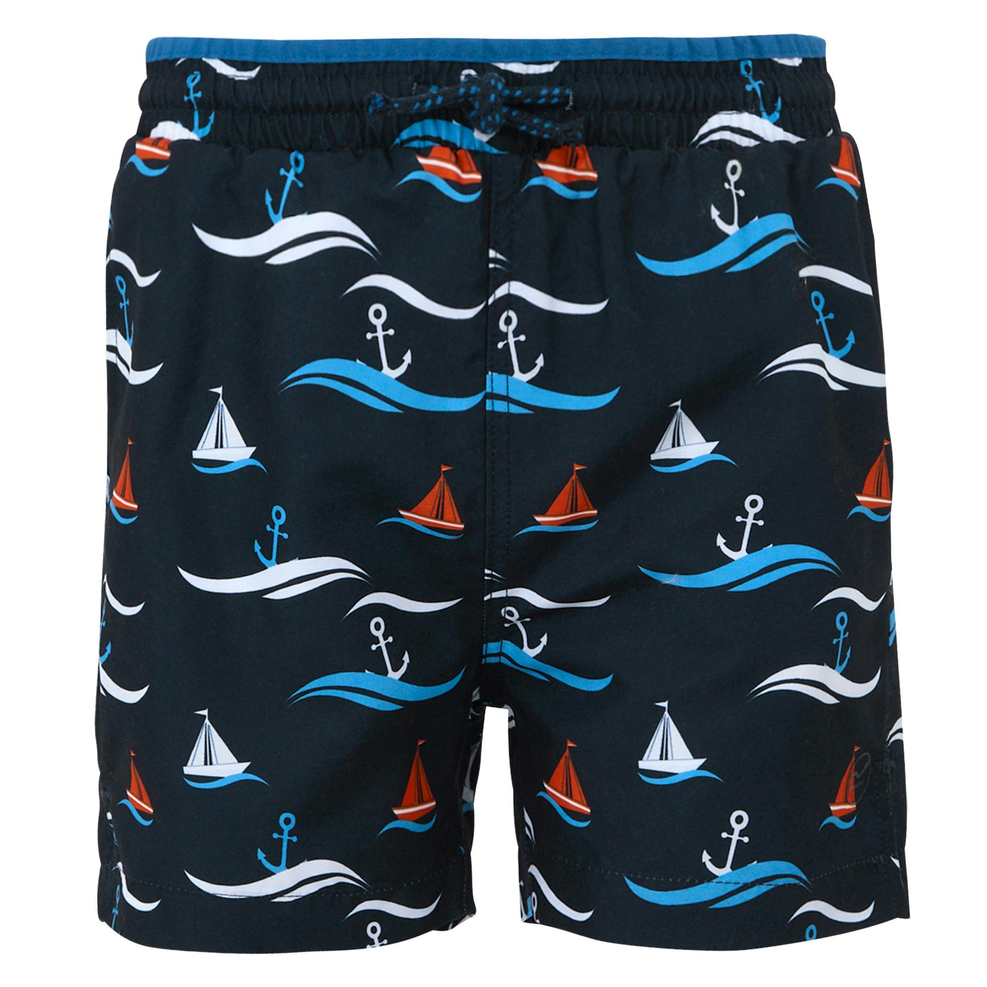Regatta Boys Skander Iii Boat Swim Shorts - Navy - 14-15 Years - Navy