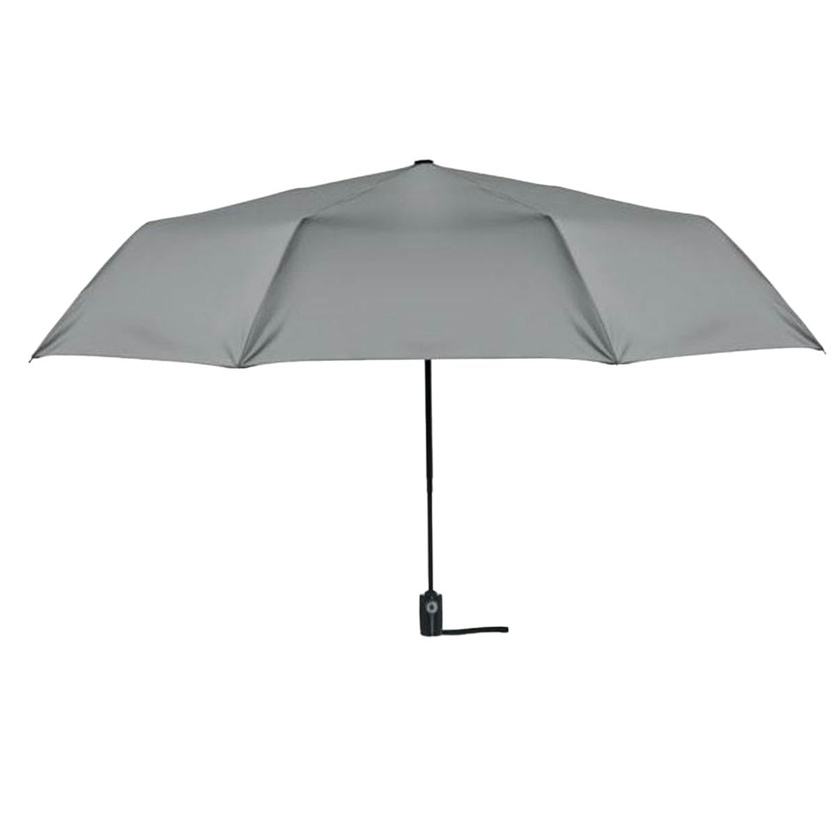 Midocean Grey Rochester Windproof Stick Umbrella - One Size - 100% Mixed