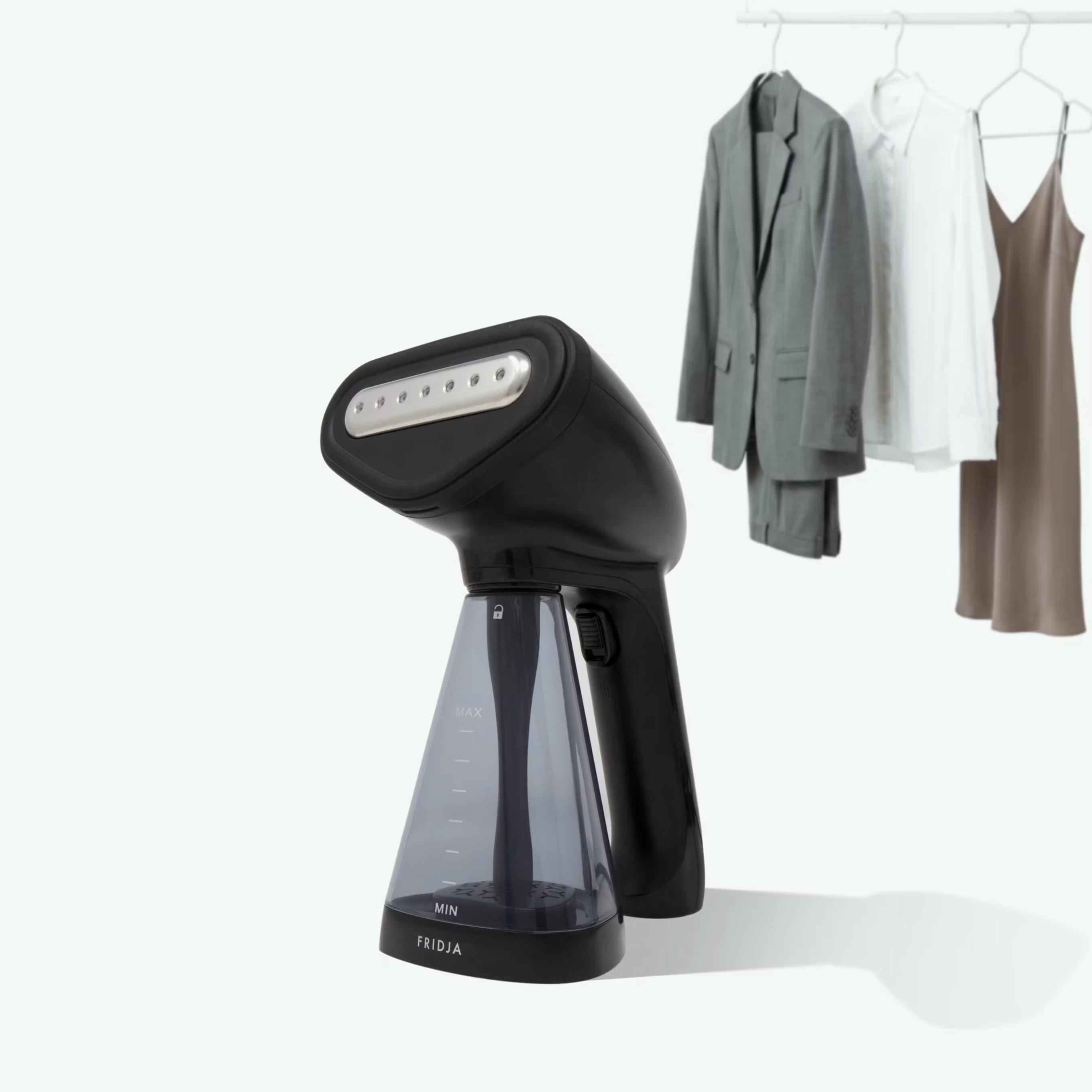 Rackhams Black F10 Handheld Clothes Steamer - Powerful 1500W Portable Garment Steamer For Home & Travel, Easy To Use - Which? Best Buy - Image 3