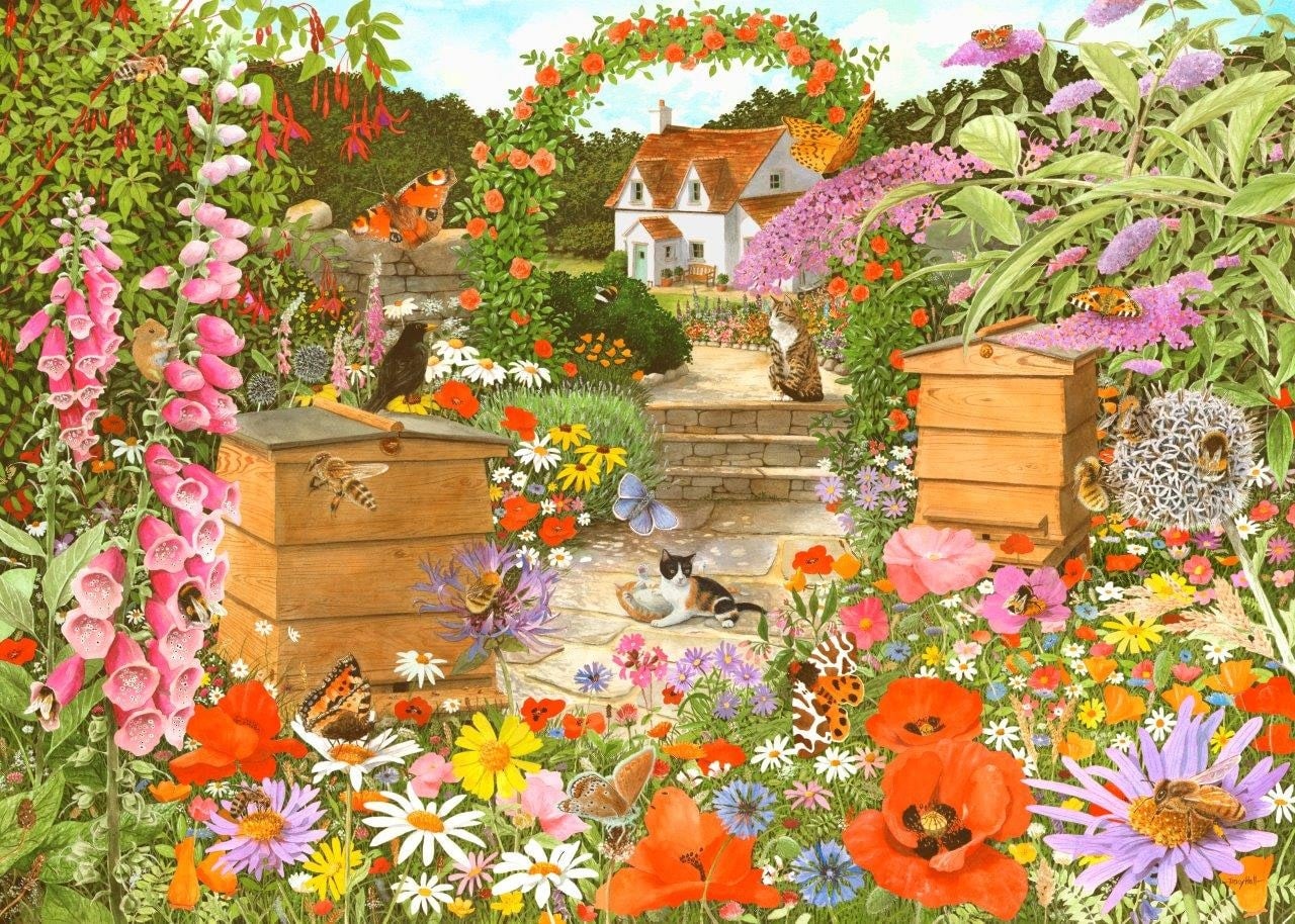 The House Of Puzzles - Bee Happy - 1000 Piece Jigsaw Puzzle - Image 4