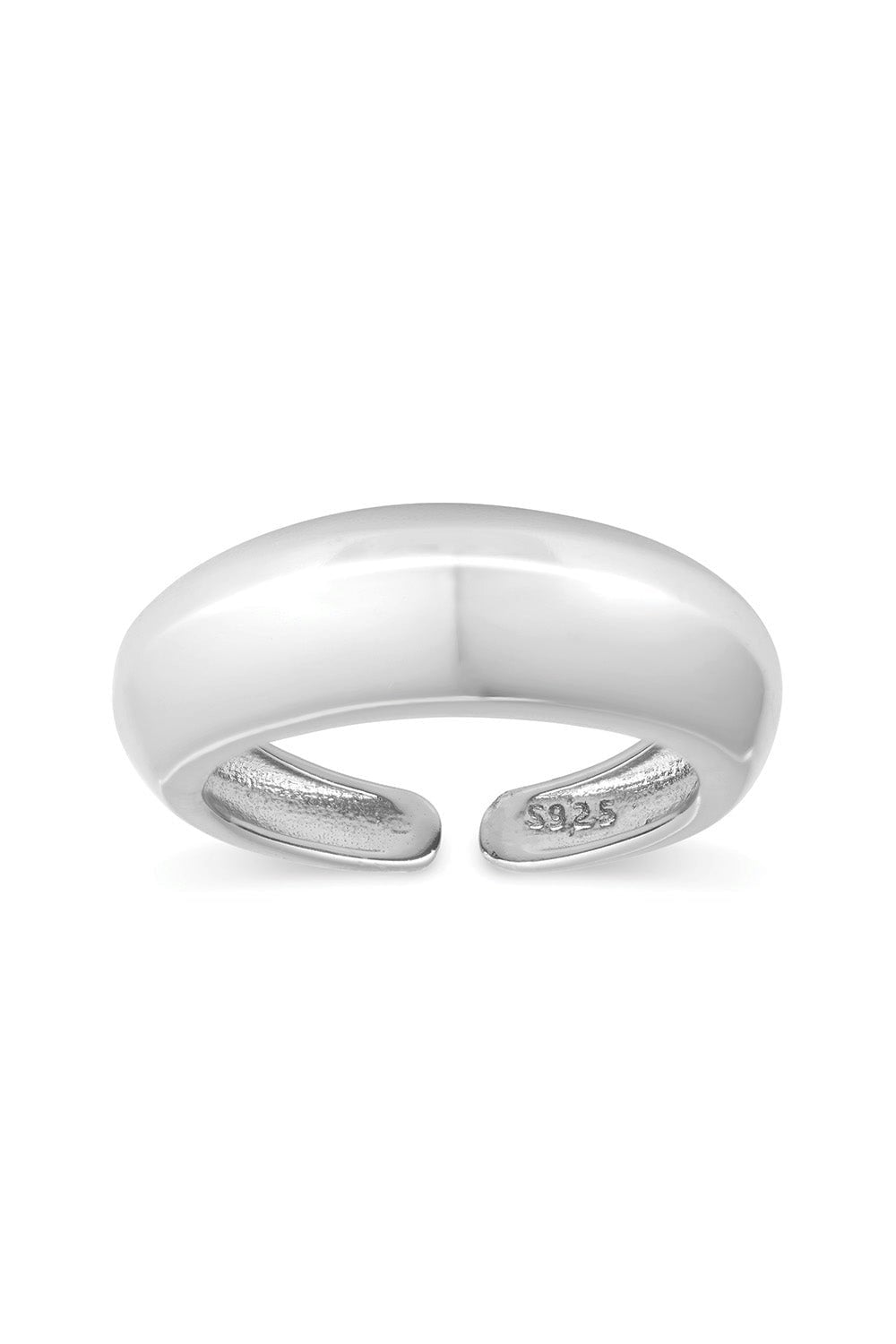 Elk & Bloom Silver Sterling Dome Ring - Yes Please