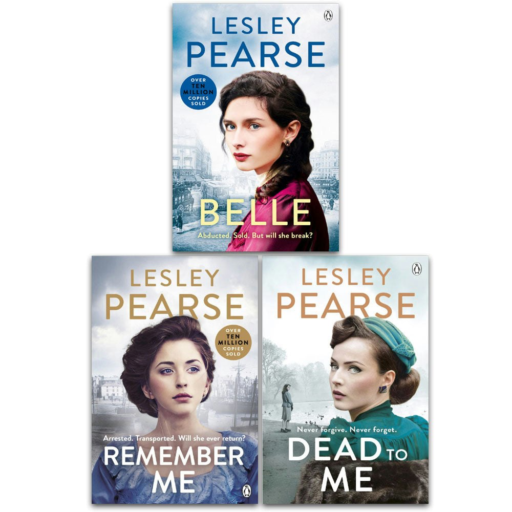 Penguin Girls Lesley Pearse 3 Books Collection Set (Dead To Me, Belle, Remember Me)