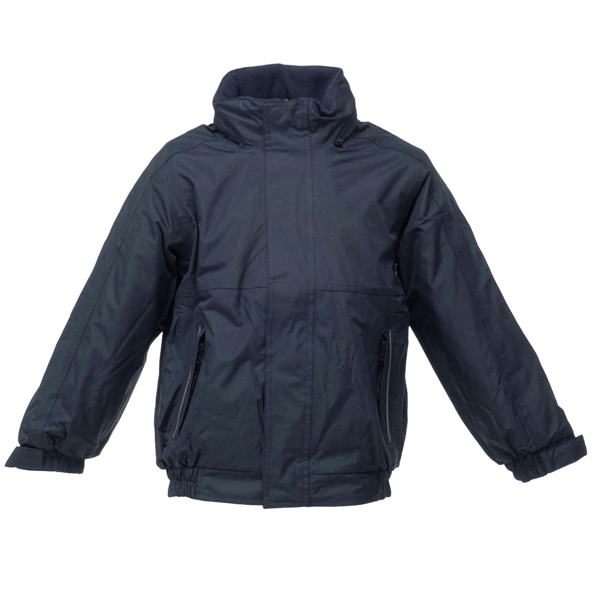 Regatta Boys Professional Kids Waterproof Windproof Dover Jacket - Navy/Navy - 3-4 Years - Navy/Navy - 100% Polyester