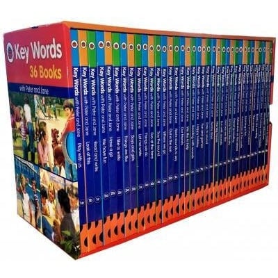 Penguin Boys Ladybird Key Words With Peter And Jane 36 Books Set Collection
