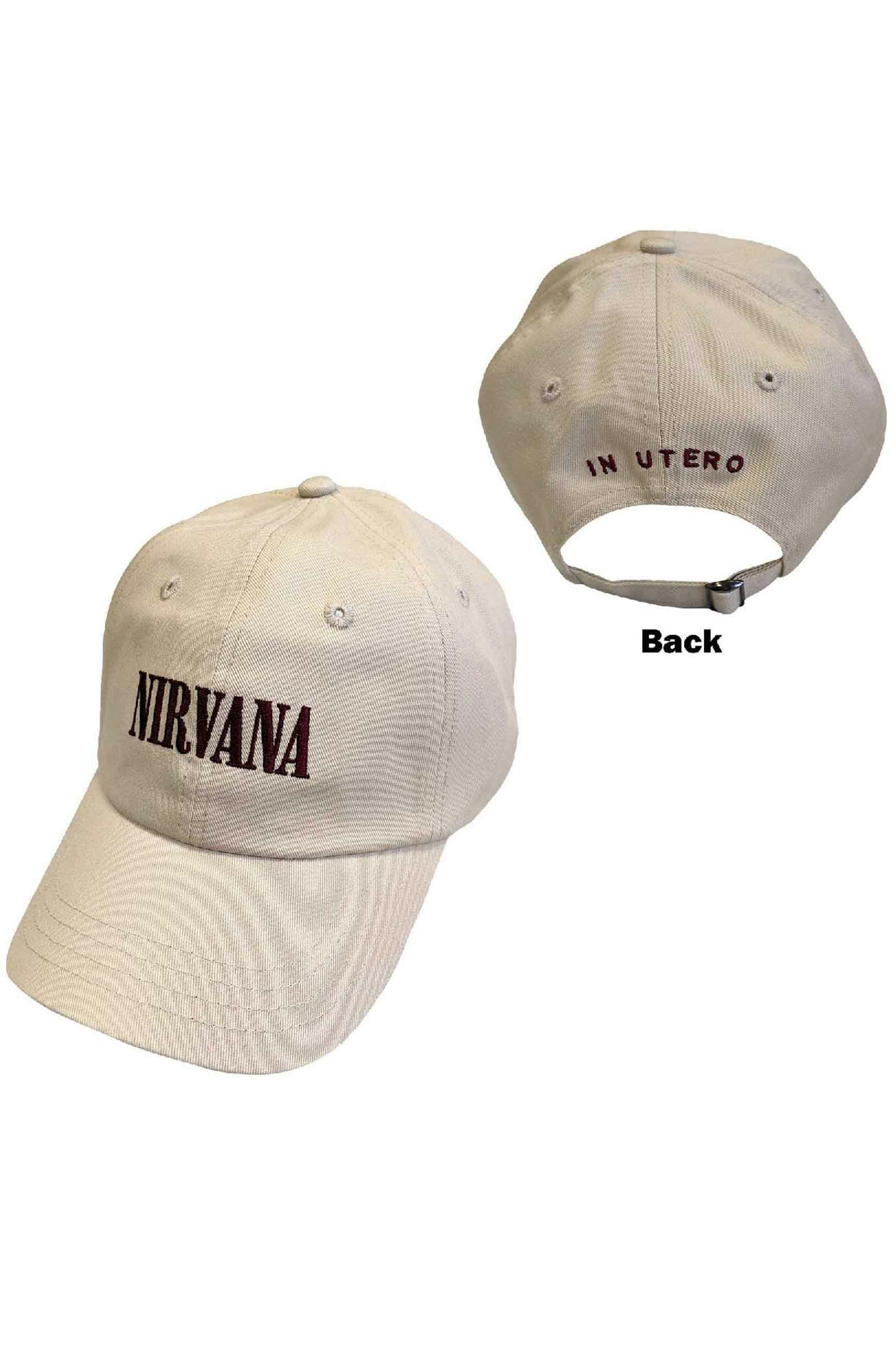 Paradiso Clothing Unisex Nirvana Text Logo Band Strapback