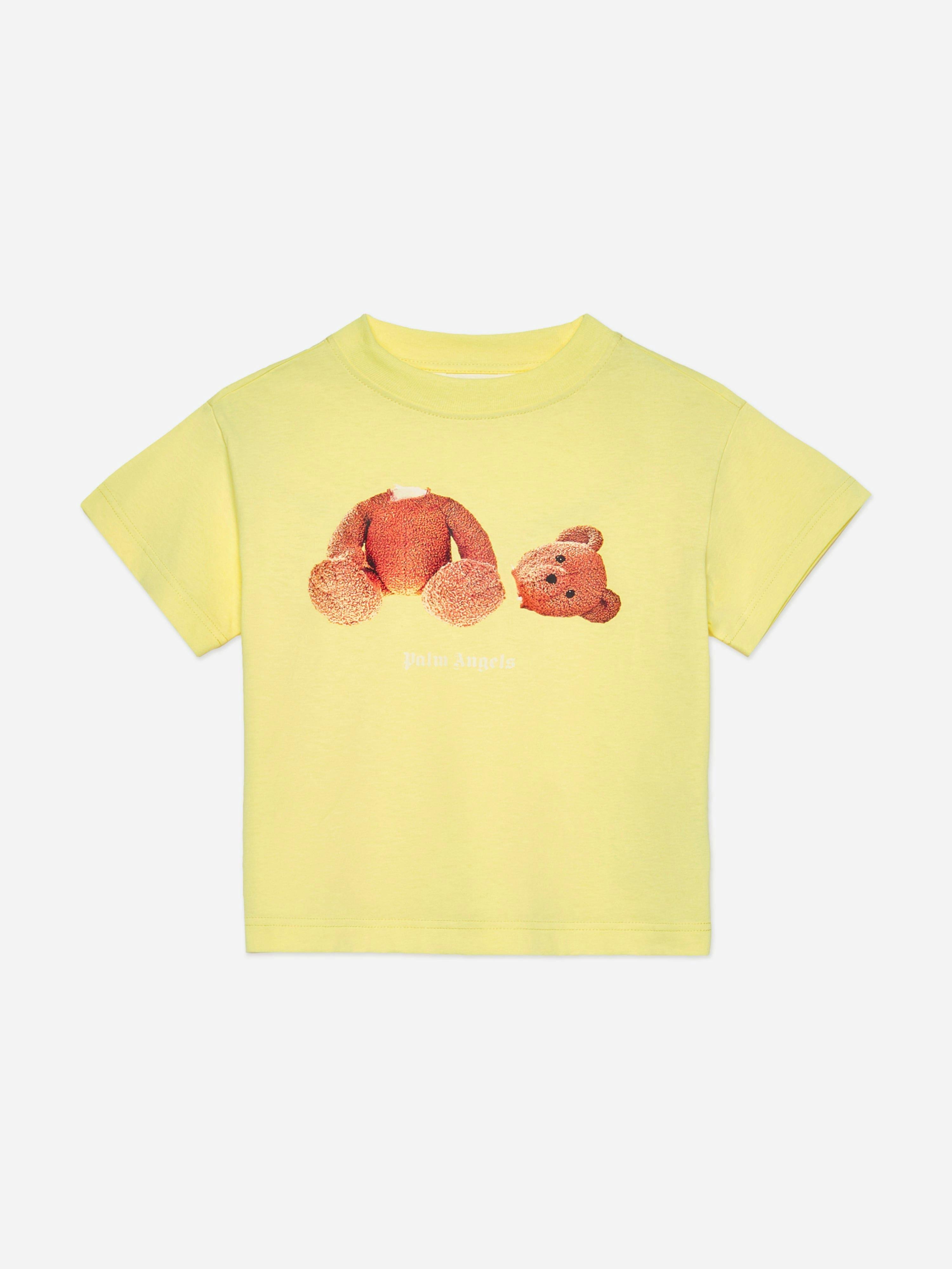 Palm Angels Girls Yellow Bear T-Shirt In - 10 Yrs