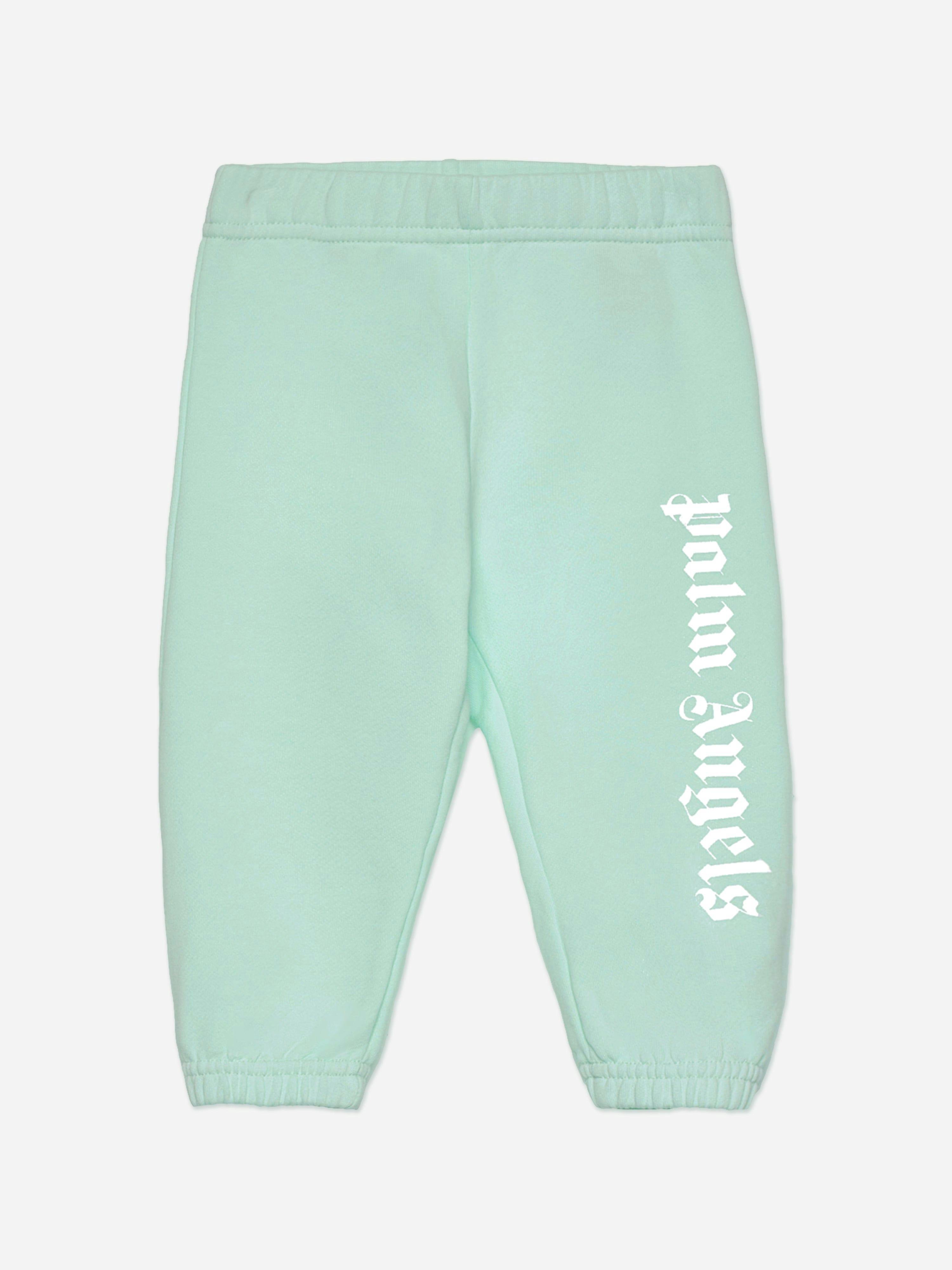 Palm Angels Men's Green Baby Boys Overlogo Joggers In - 36 Mths
