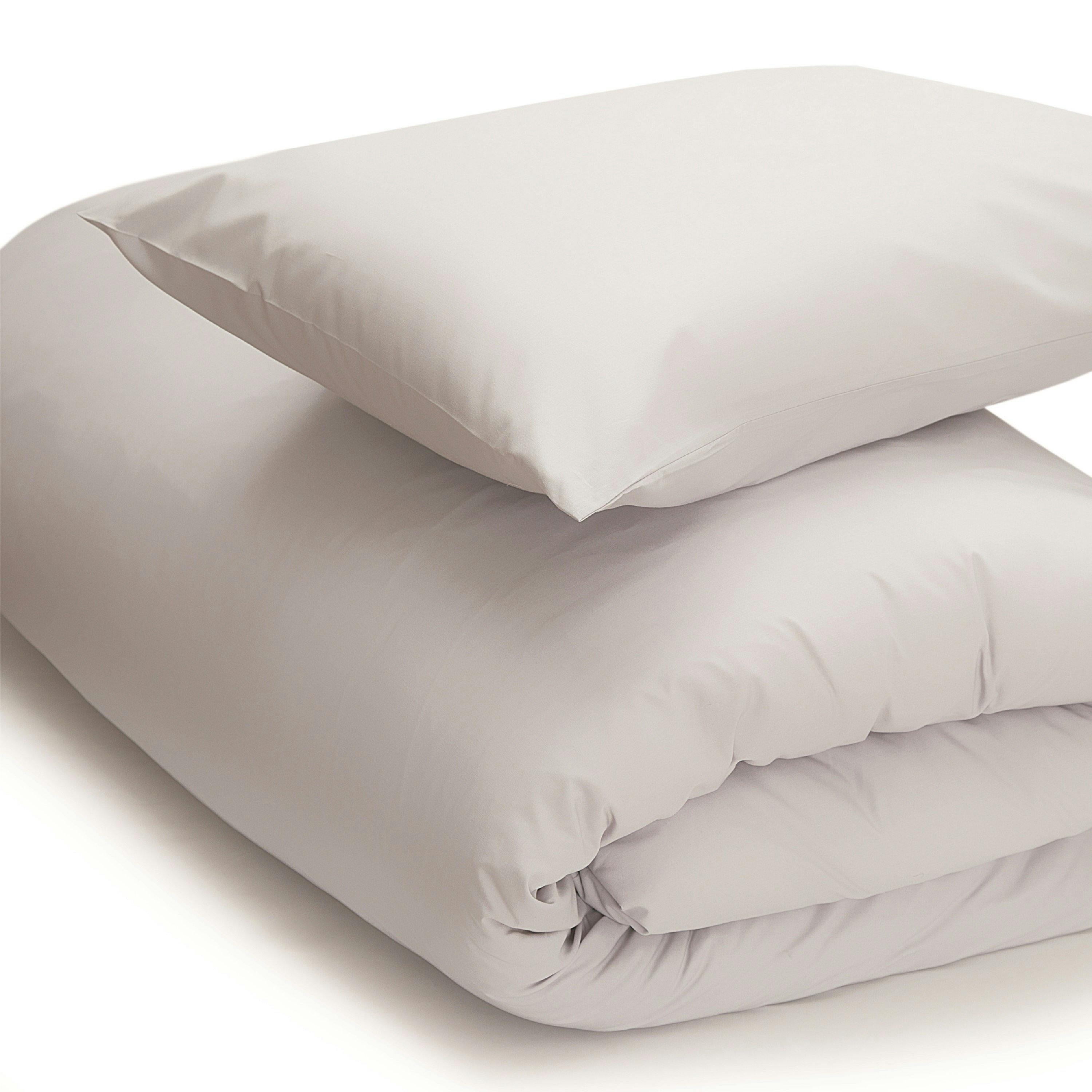 Belledorm Easycare Percale Duvet Cover - Cloud - Single - Cloud - 50% Cotton/50% Polyester