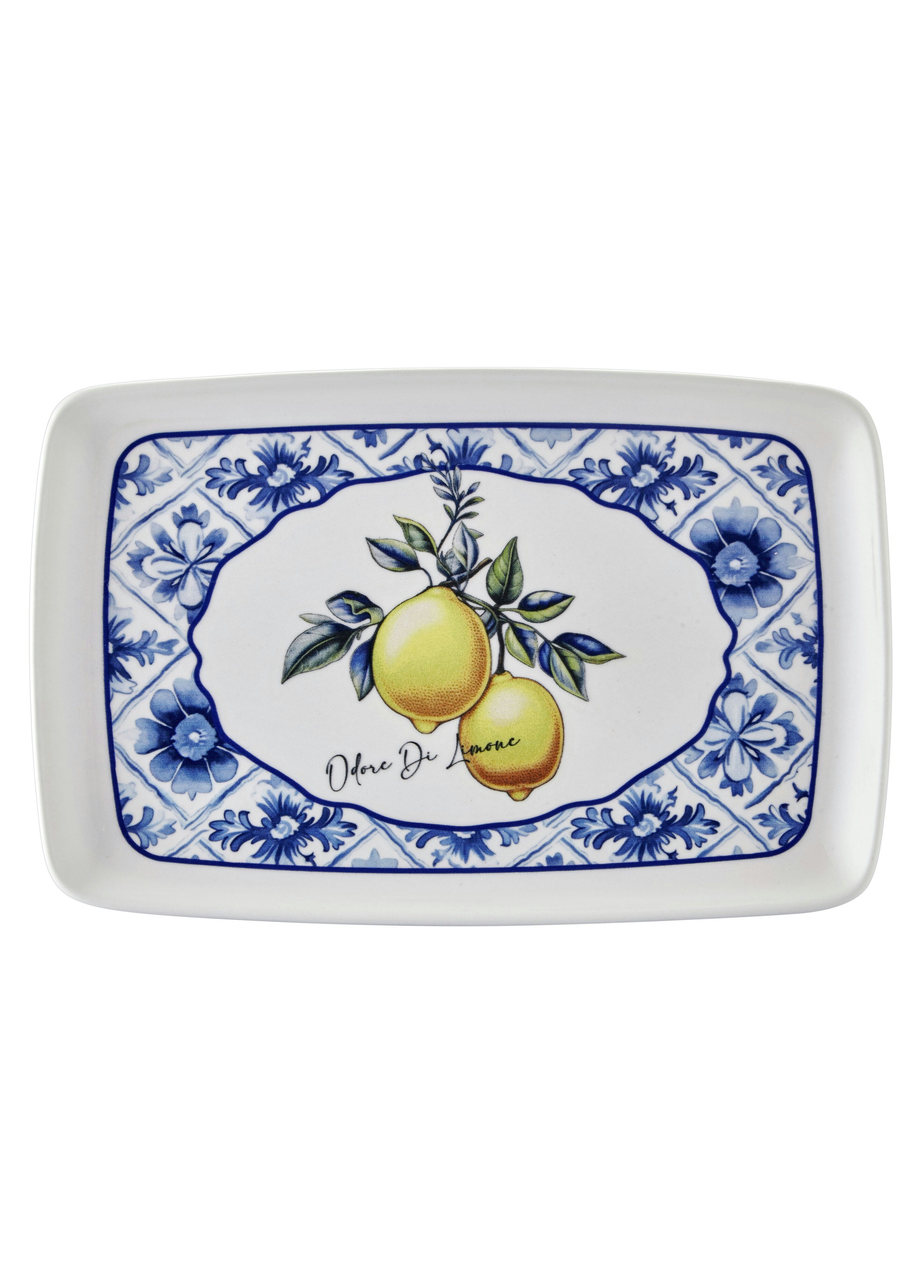 Rozi Odore Di Limone Collection Rectangular Serving Platter – 34 X 25 Cm