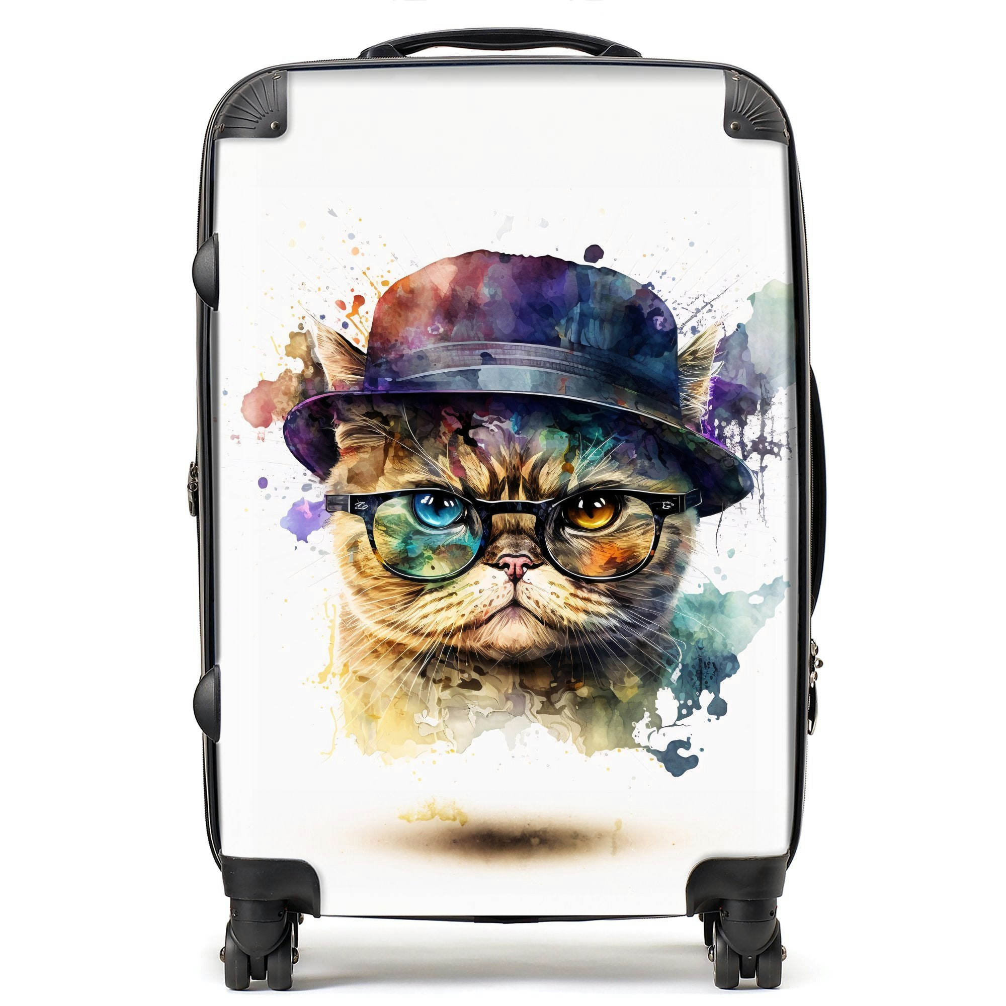 Warren Reed Shorthair Cat Splashart Suitcase - Medium