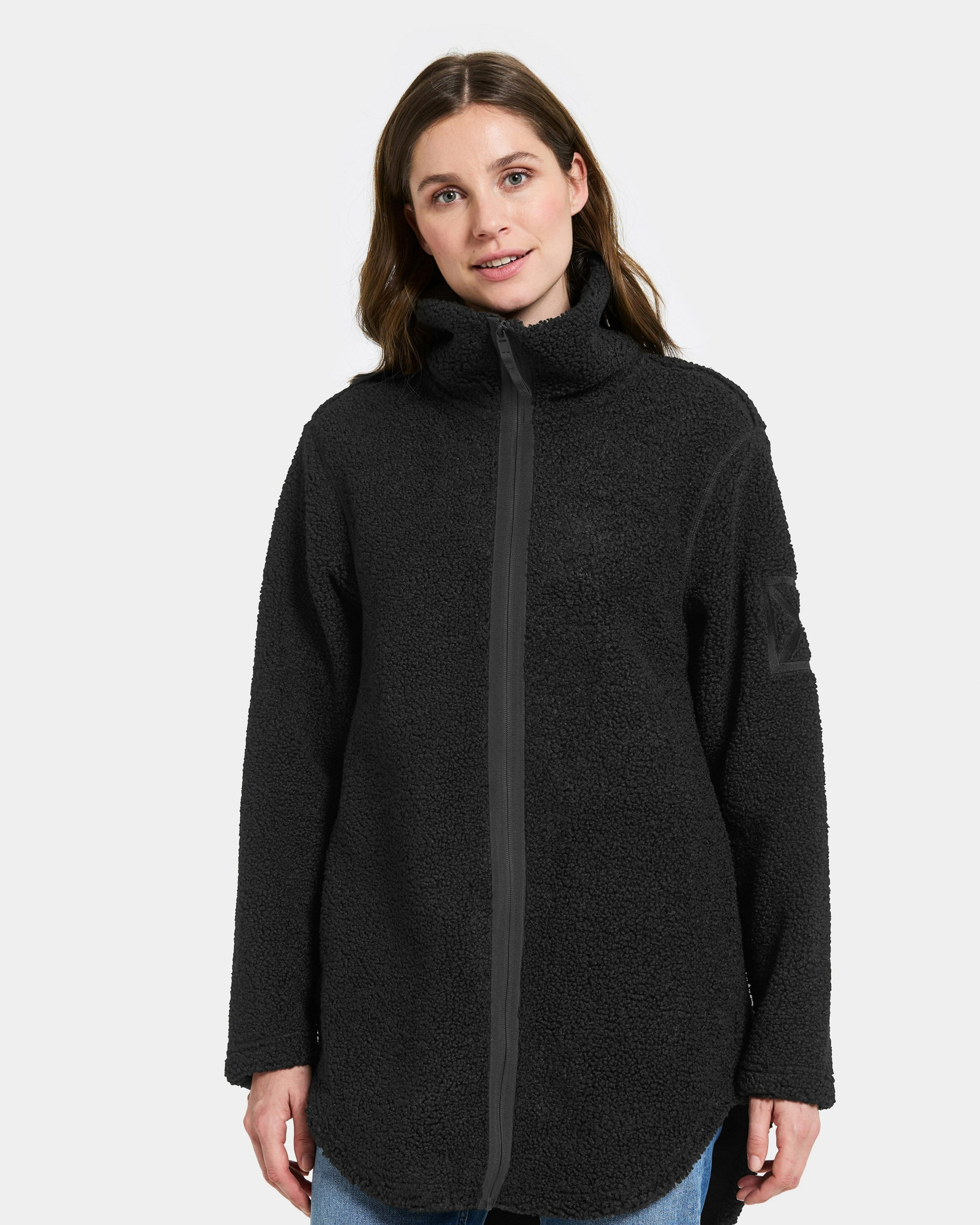 Didriksons Women's Black Umi 3 Full Zip Fleece - 060 - 060 - Uk12 Eu38 Us8