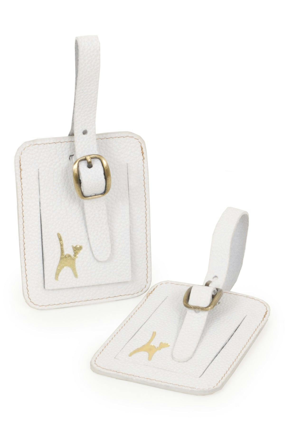 Catwalk Collection Handbags White Wanda - Luggage Tag