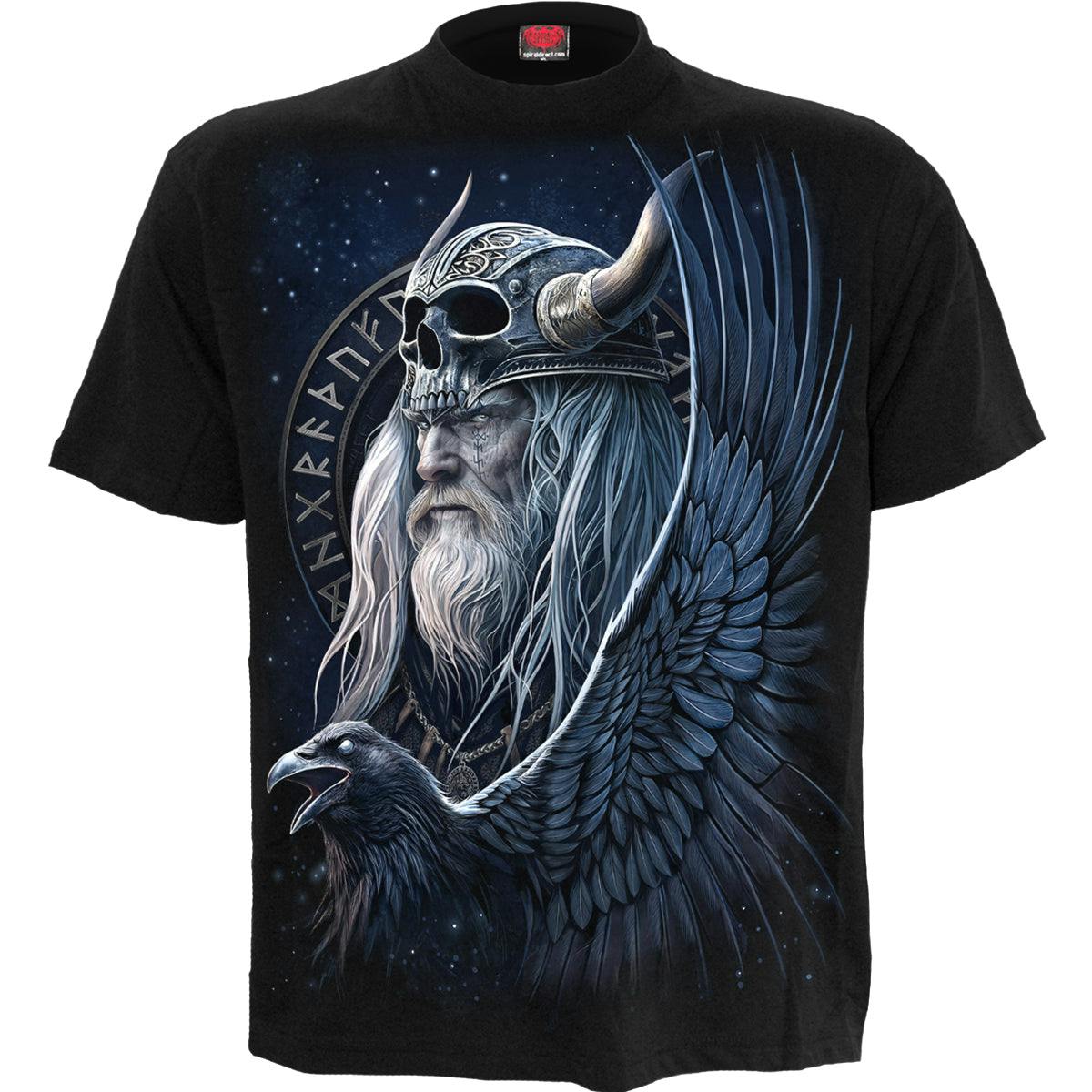 Spiral Direct Black Odin's Warrior - T-Shirt - Xl - Screen