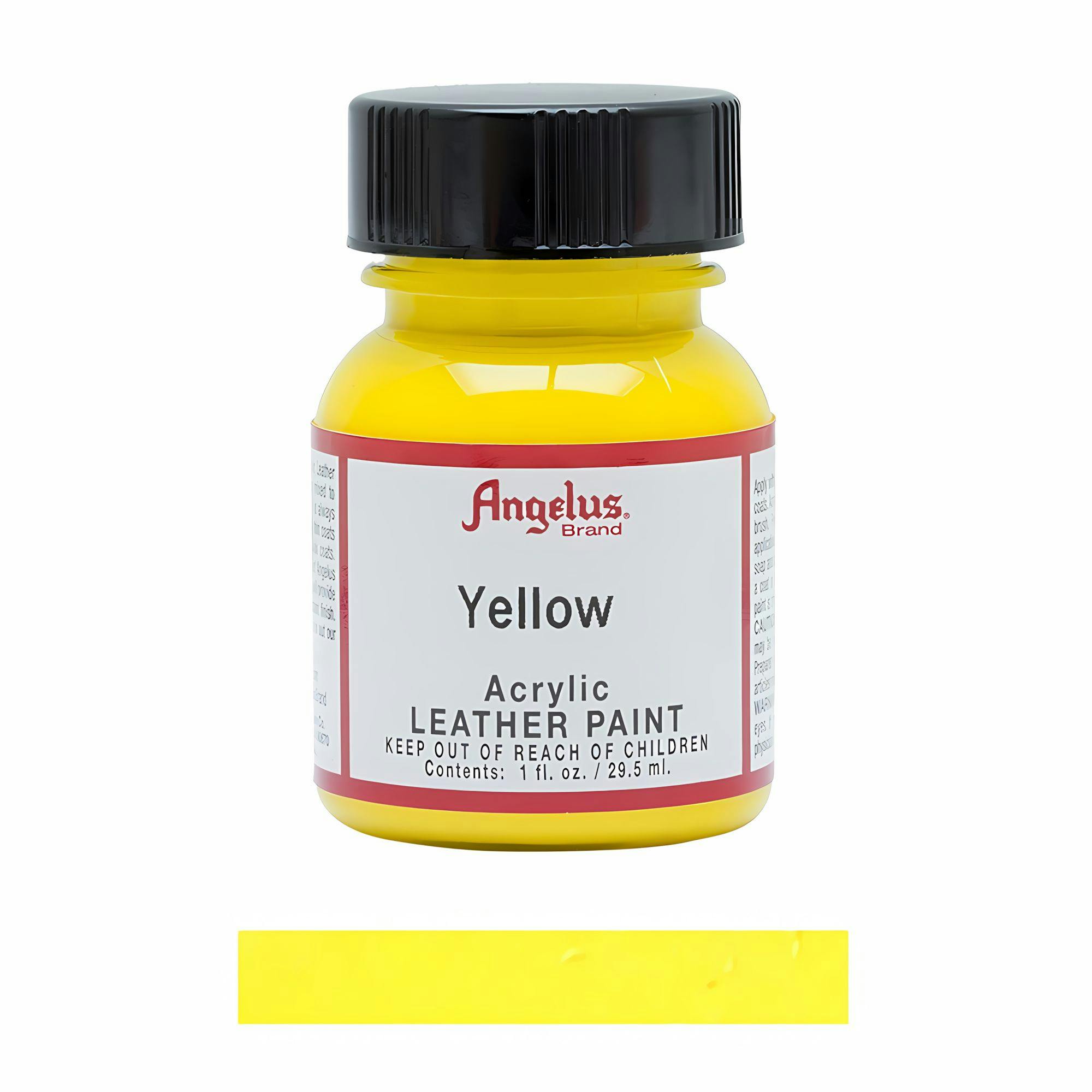 Angelus Yellow Leather Paint For Sneaker Customs And Shoes 1Oz