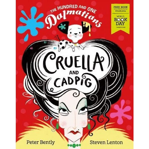 The Hundred and One Dalmatians Cruella and Cadpig NEW Paperback World Book Day - Image 2