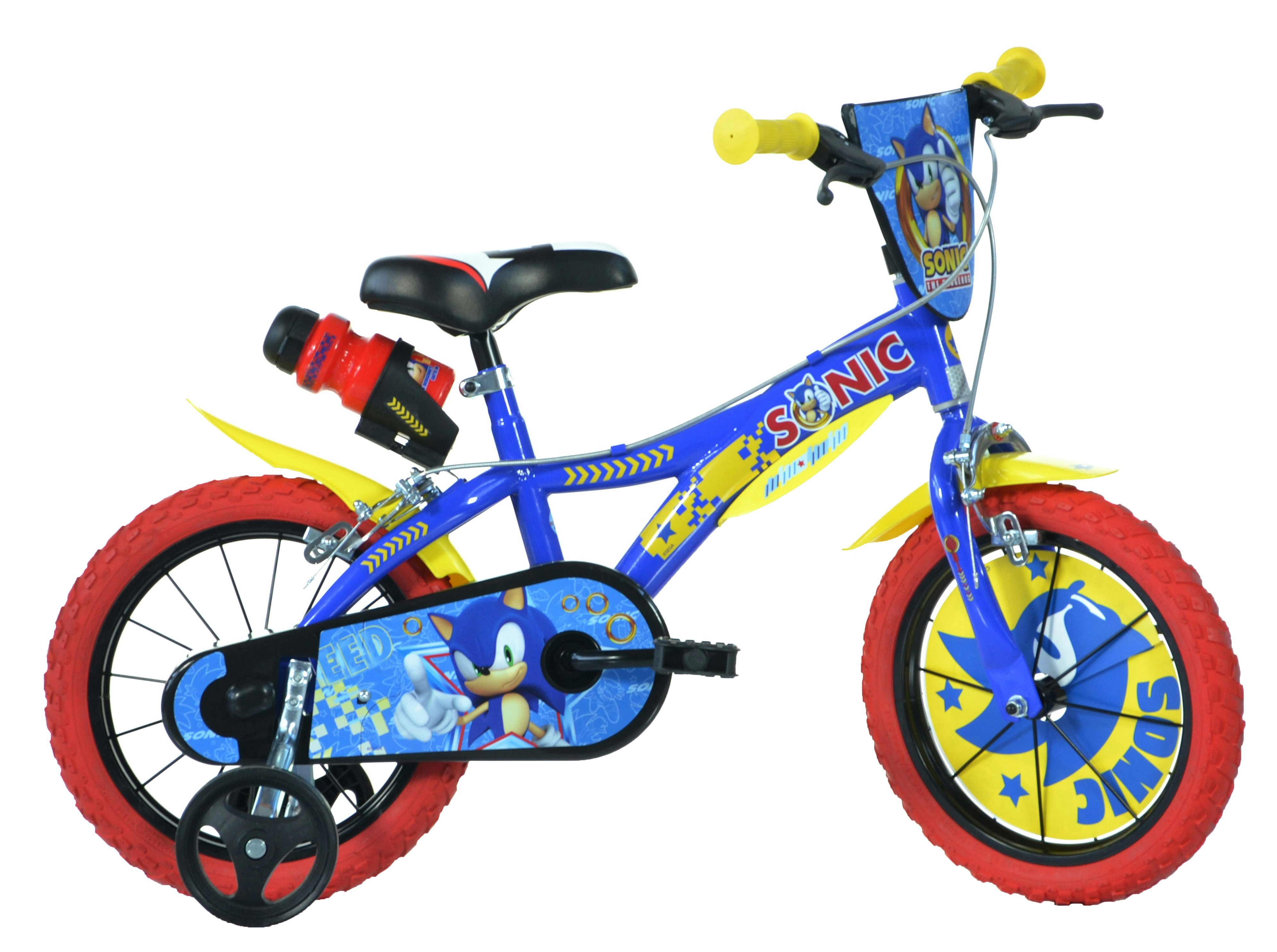 B&Q - Sonic The Hedgehog Childrens 16" Bicycle W/ Stabilisers - Image 10