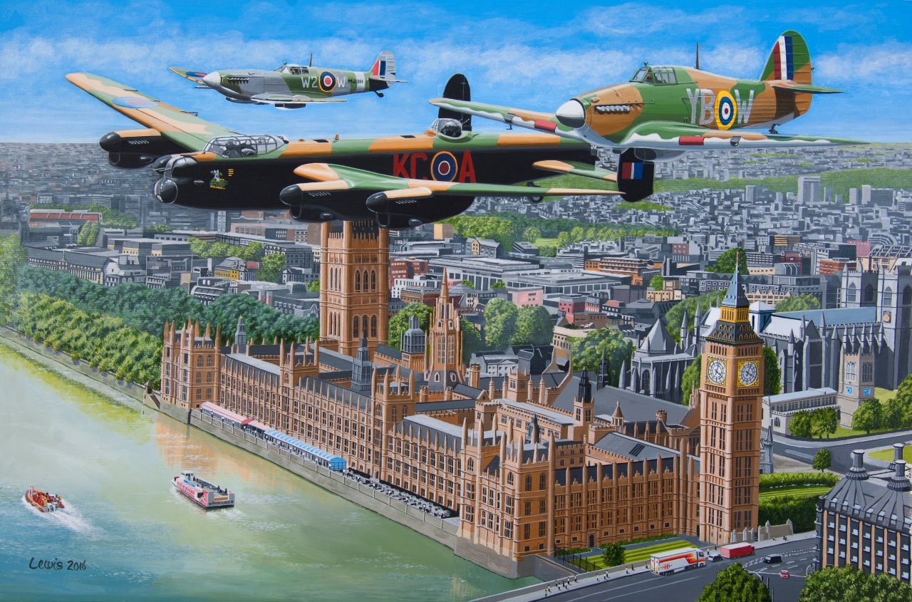 The House Of Puzzles Fly Past - 500 Piece Jigsaw Puzzle